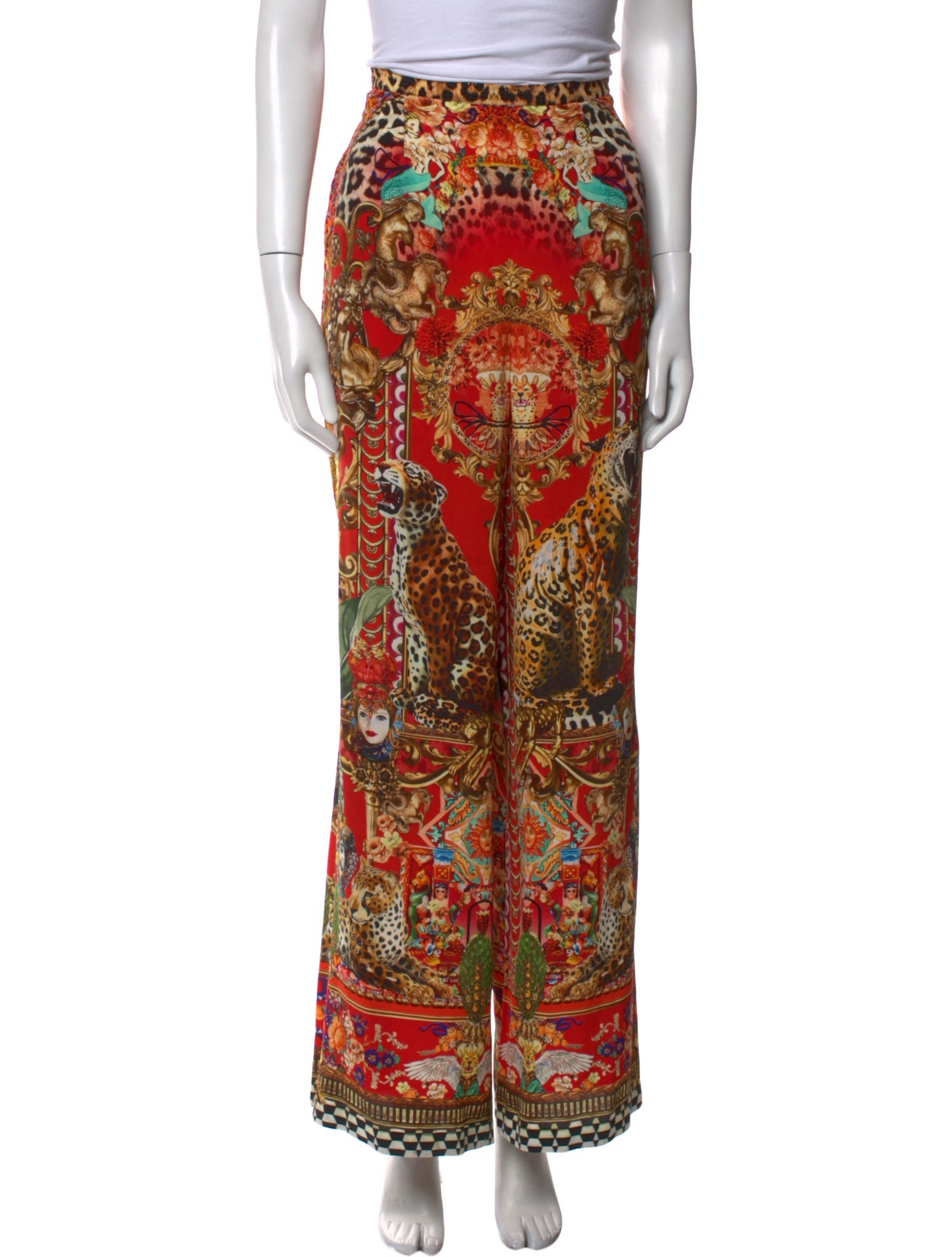 Camilla Silk Wide Leg Pants