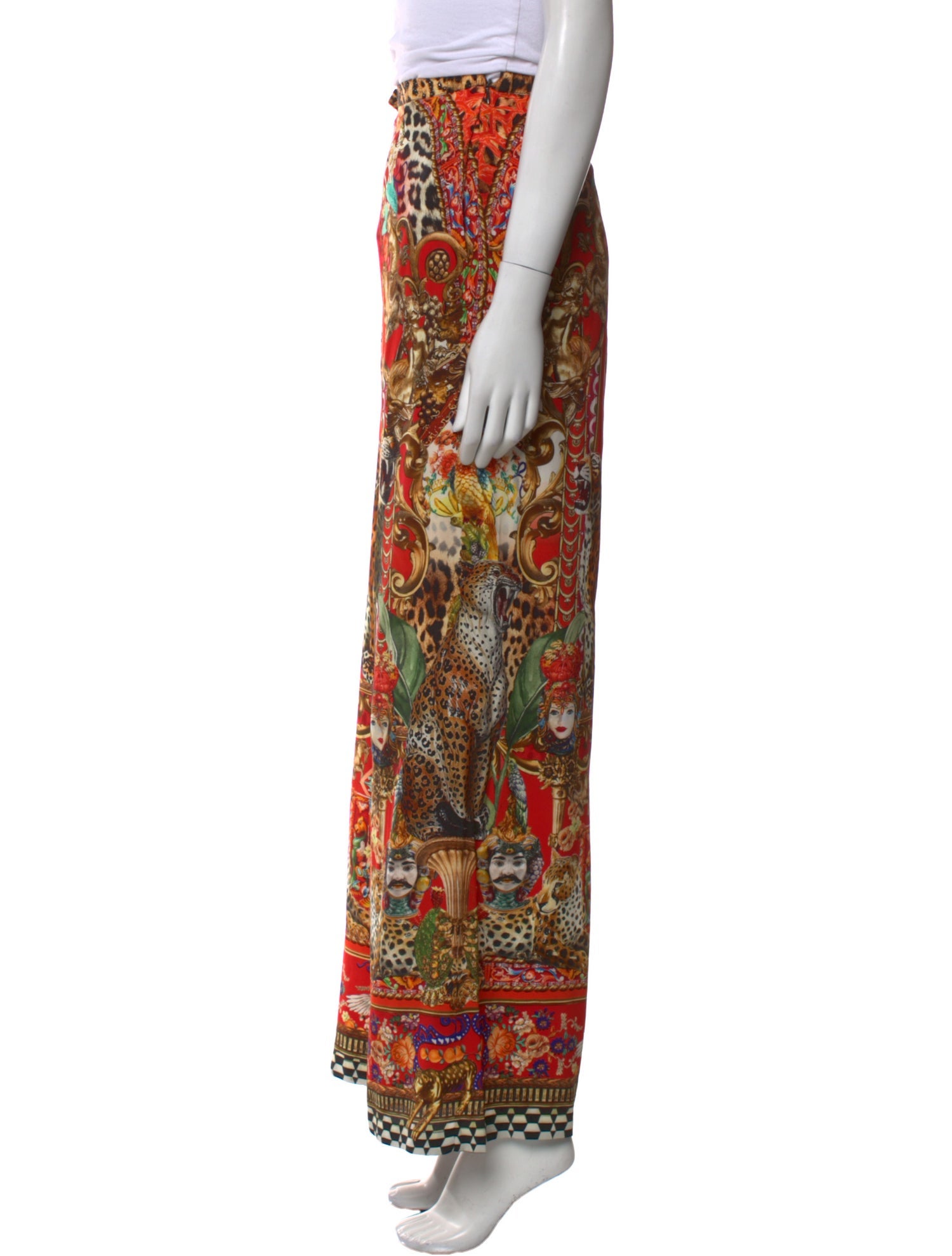 Camilla Silk Wide Leg Pants