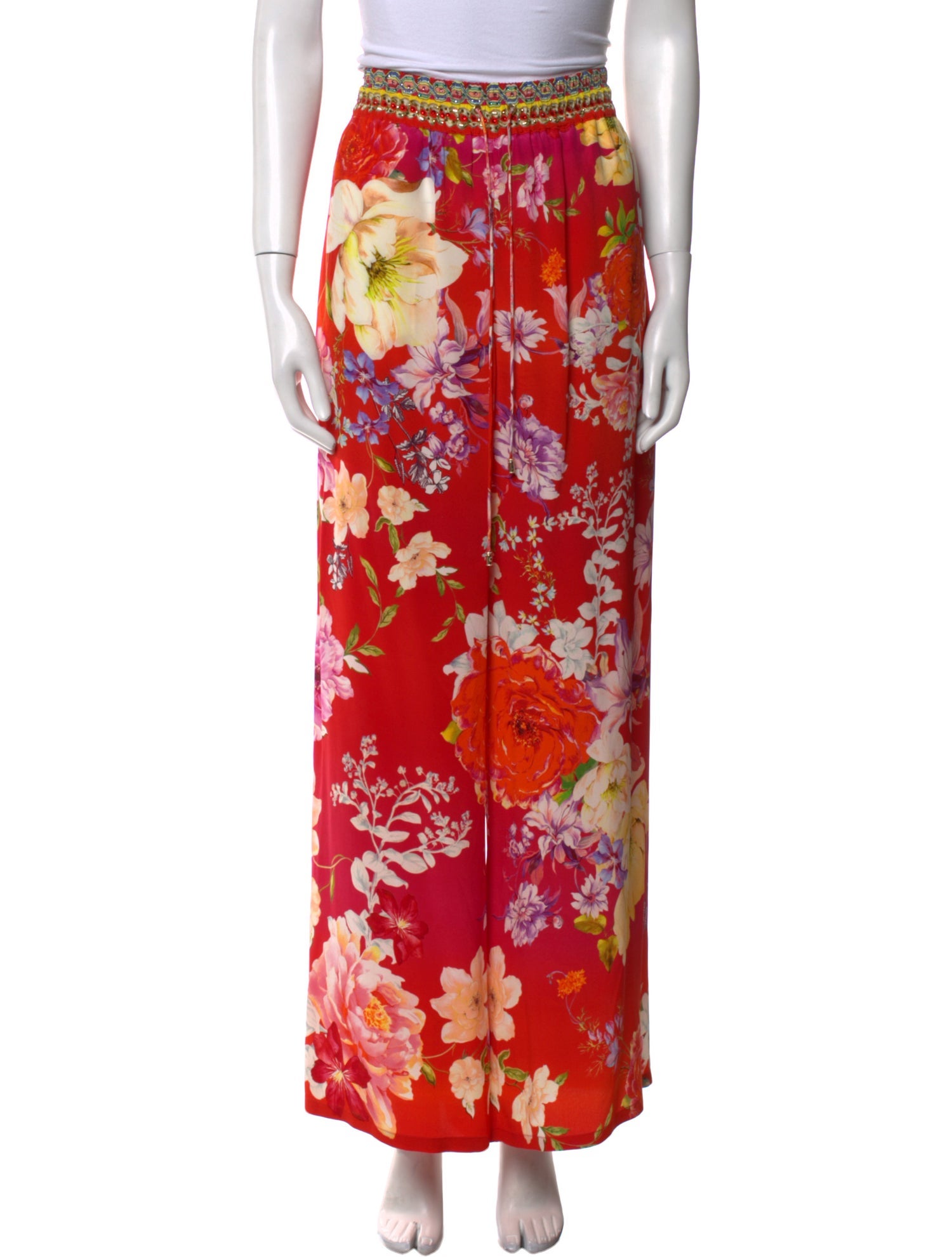 Camilla Silk Wide Leg Pants