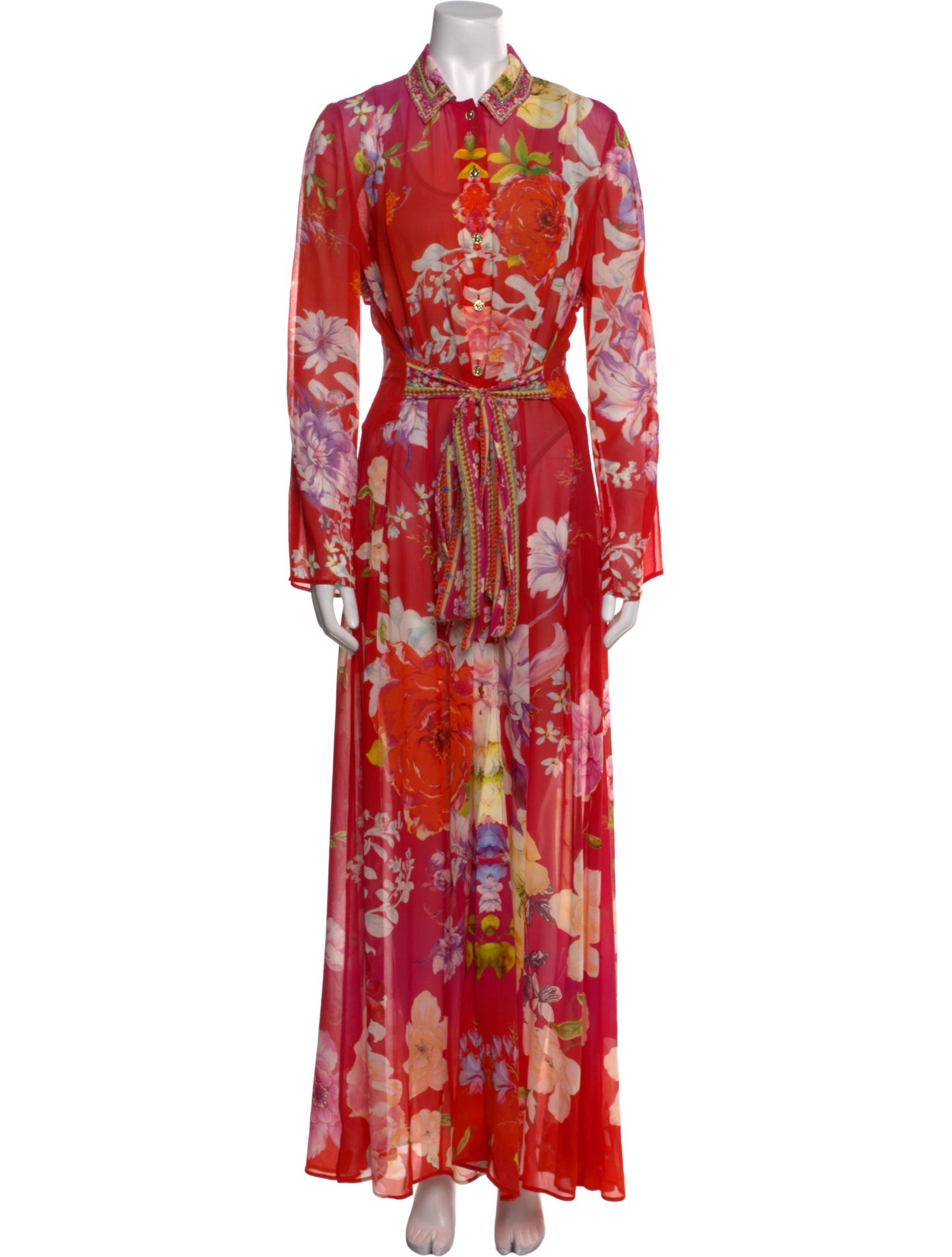 Camilla Silk Long Dress