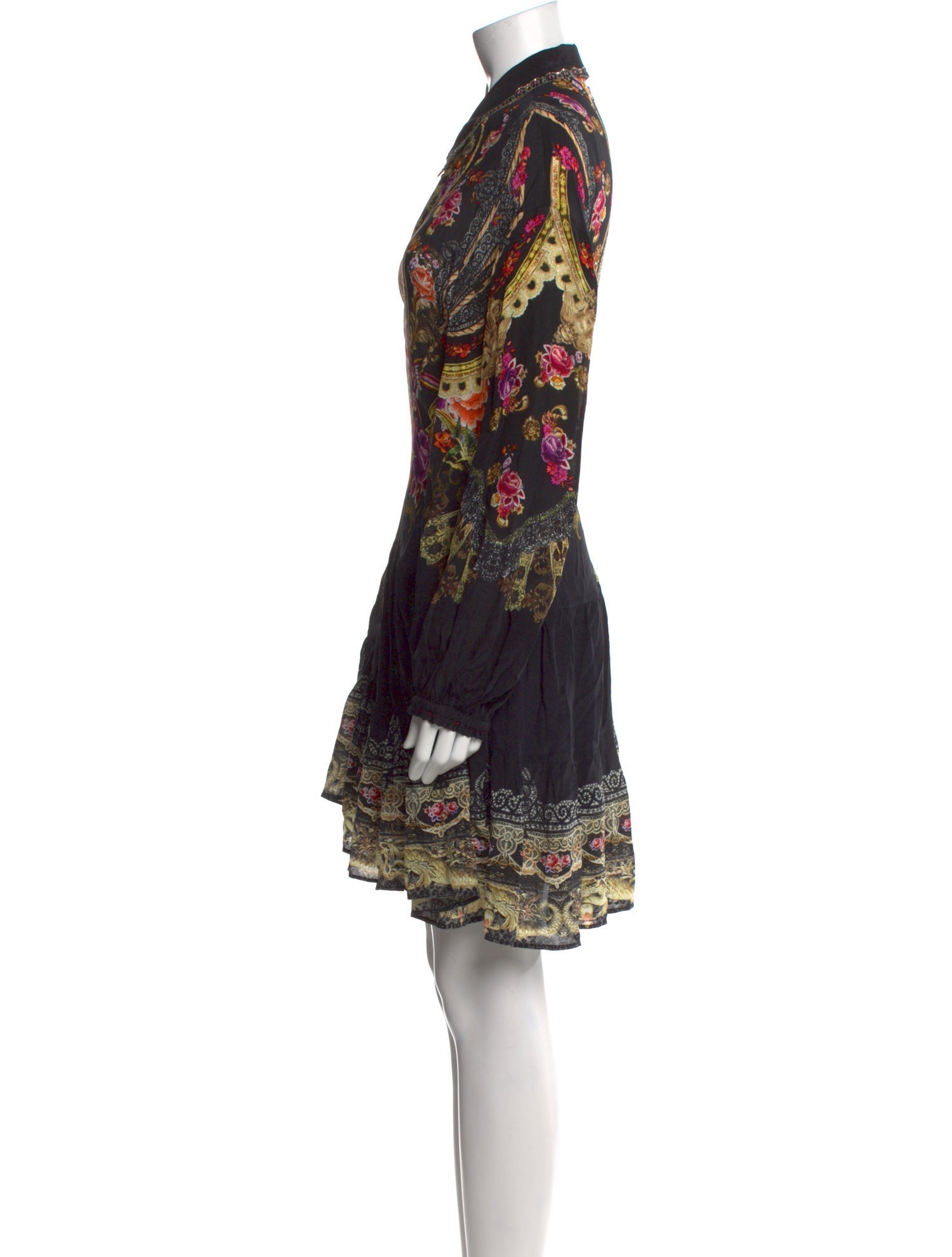 Camilla Silk Knee-Length Dress