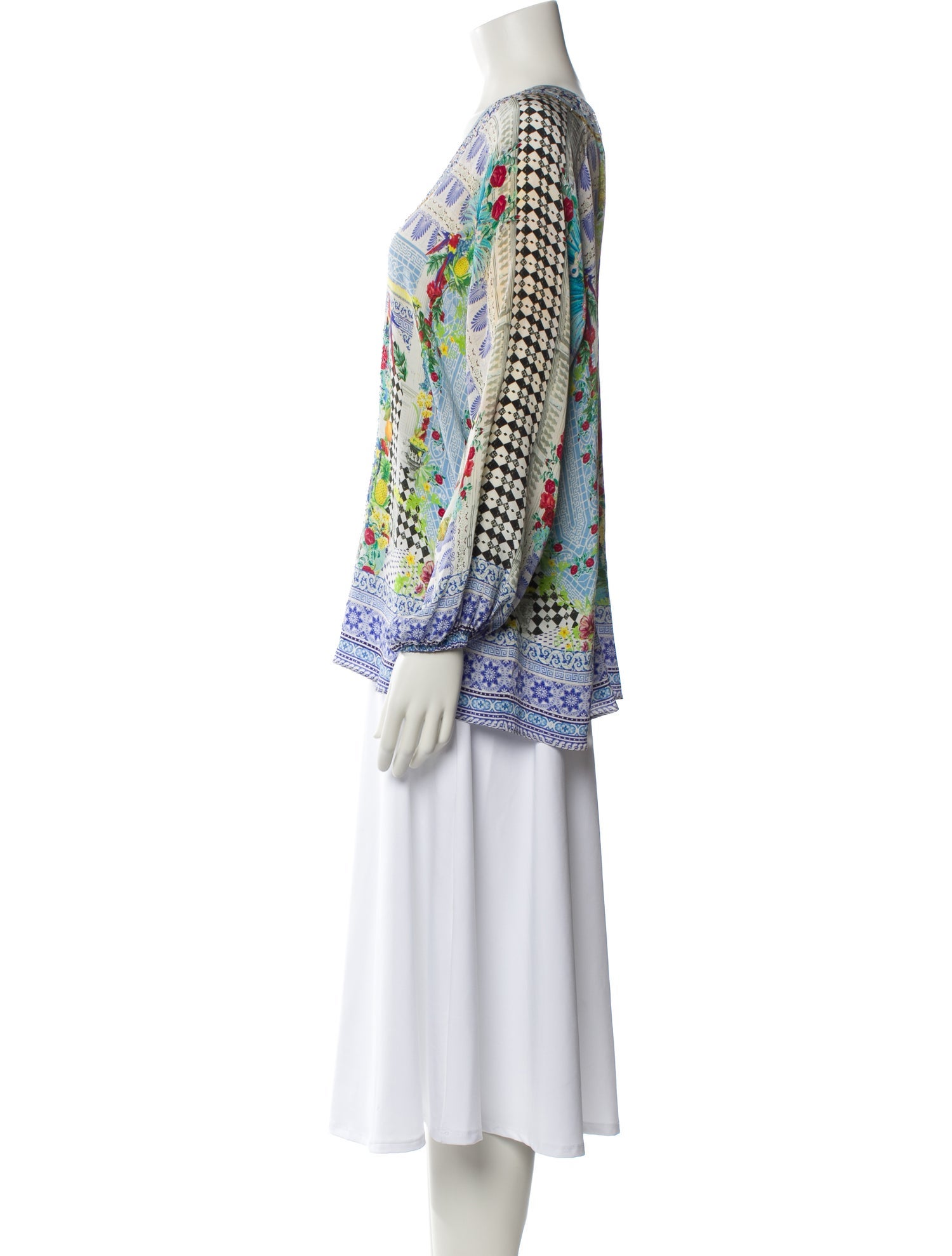 Camilla Silk Printed Tunic