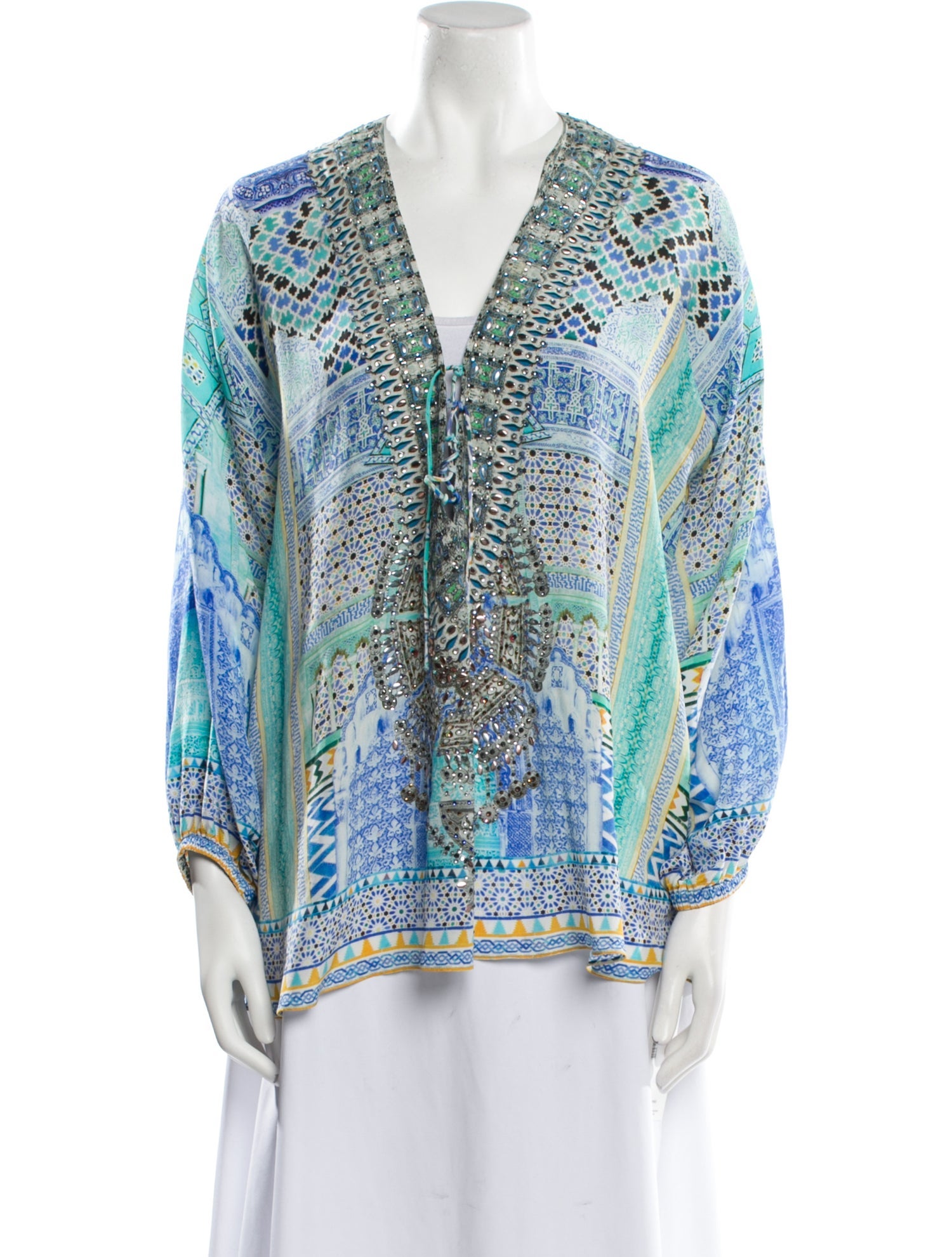 Camilla Silk Printed Tunic