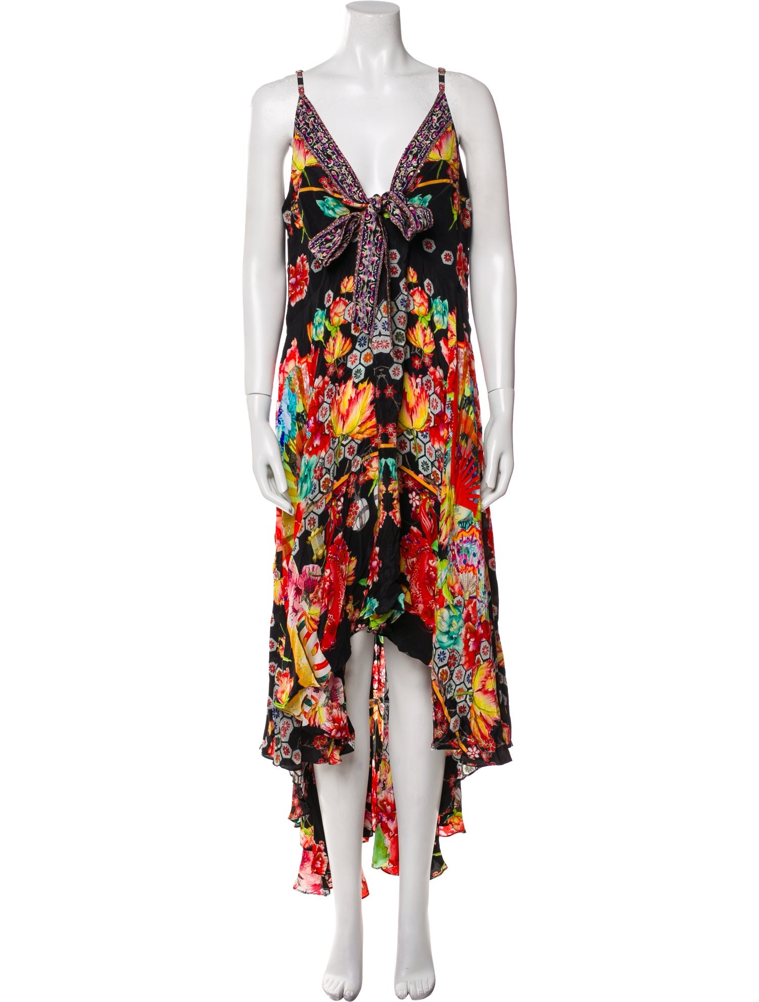 Camilla Silk Midi Length Dress