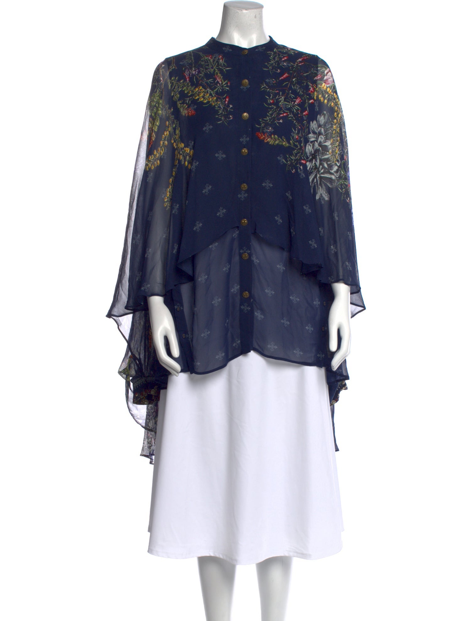 Camilla Silk Floral Print Tunic