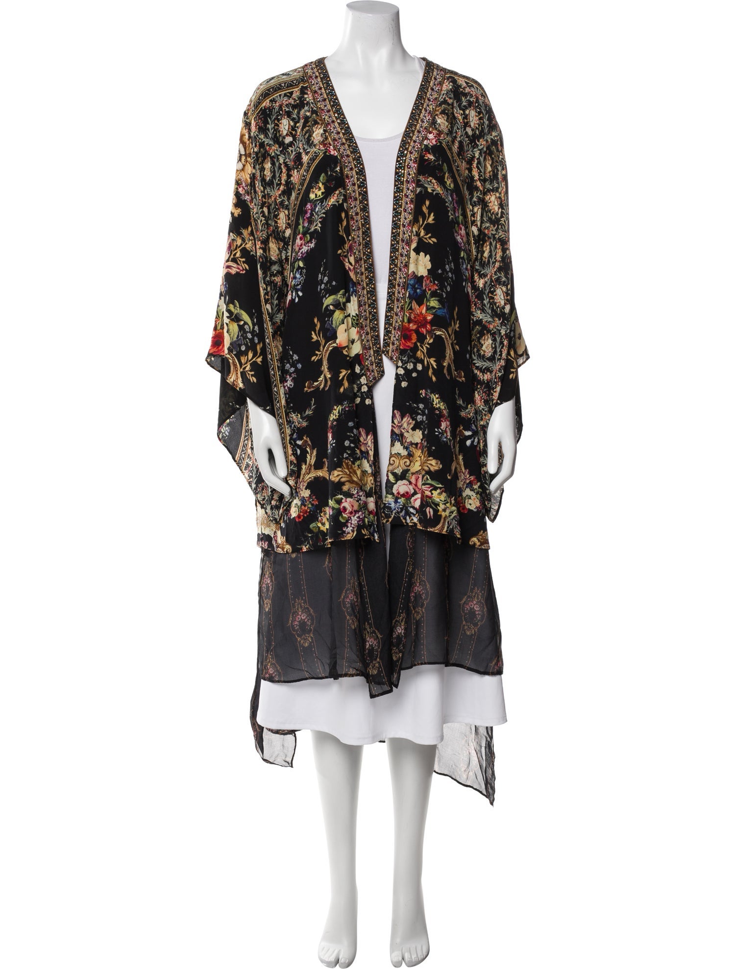 Camilla Silk Printed Robe