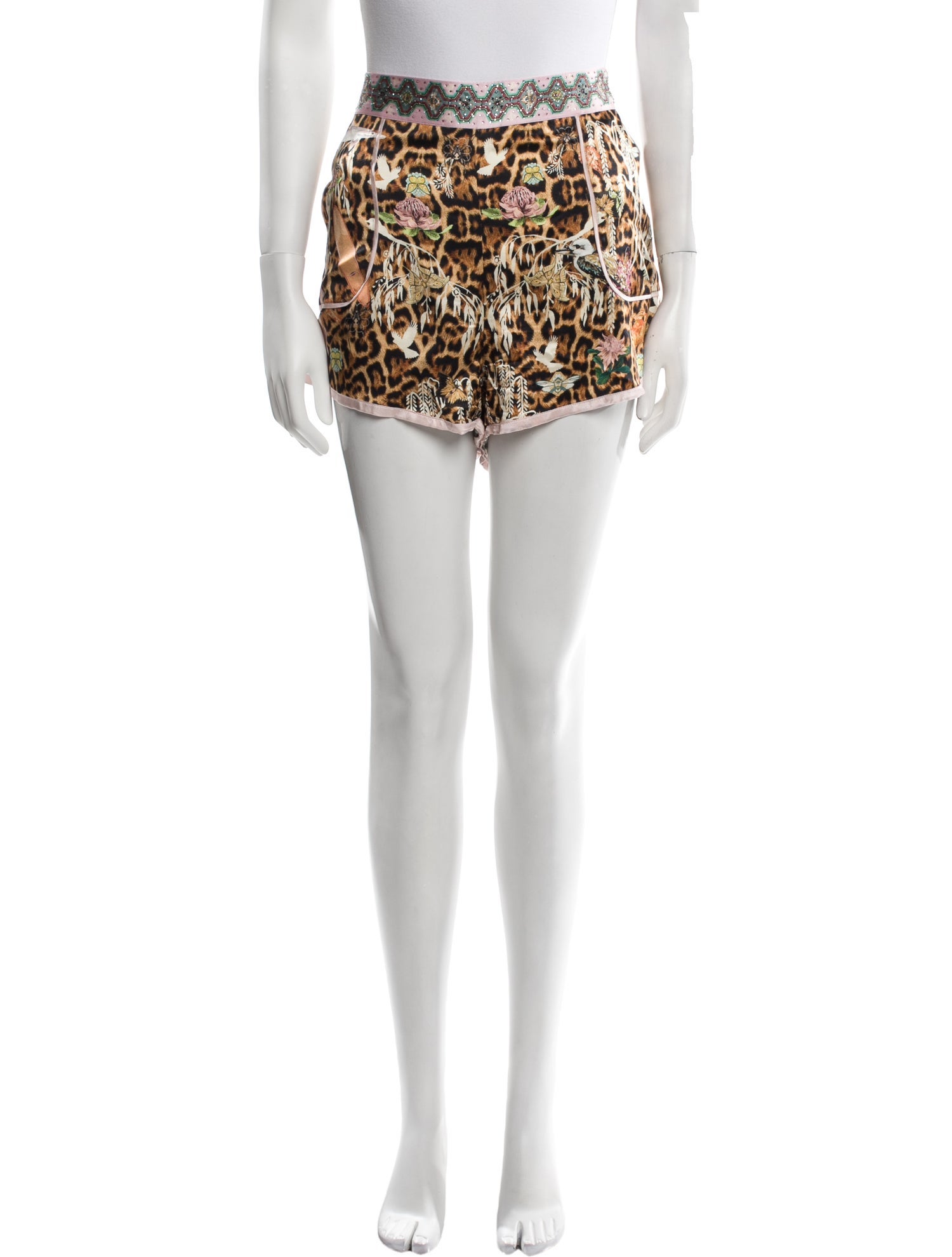 Camilla Silk Mini Shorts