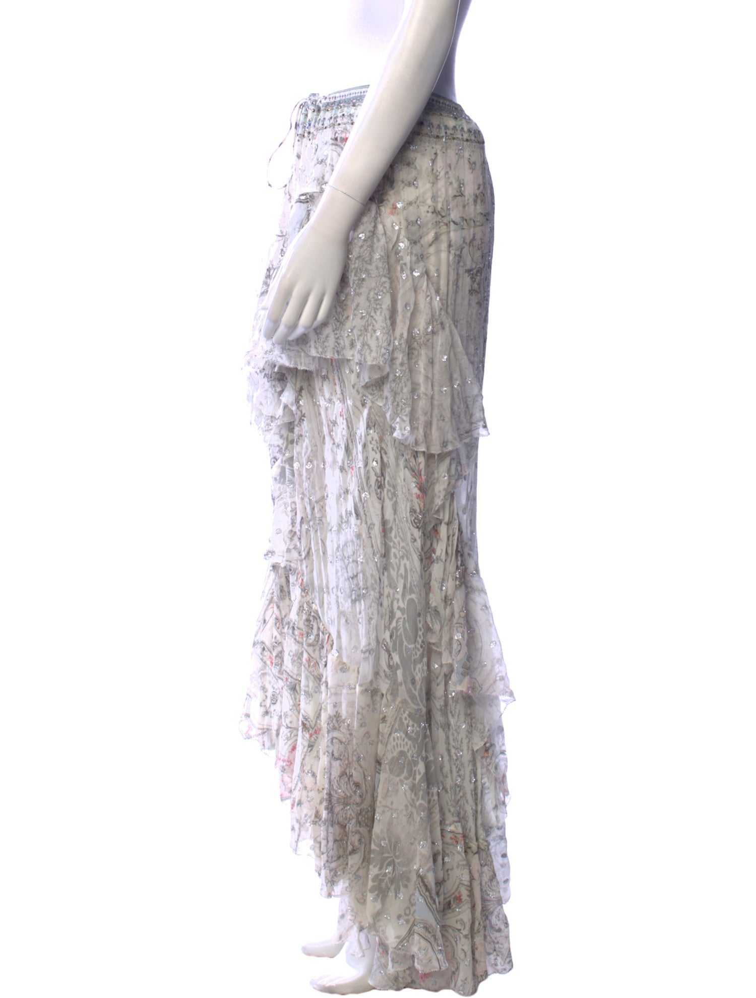 Camilla Silk Long Skirt w/ Tags