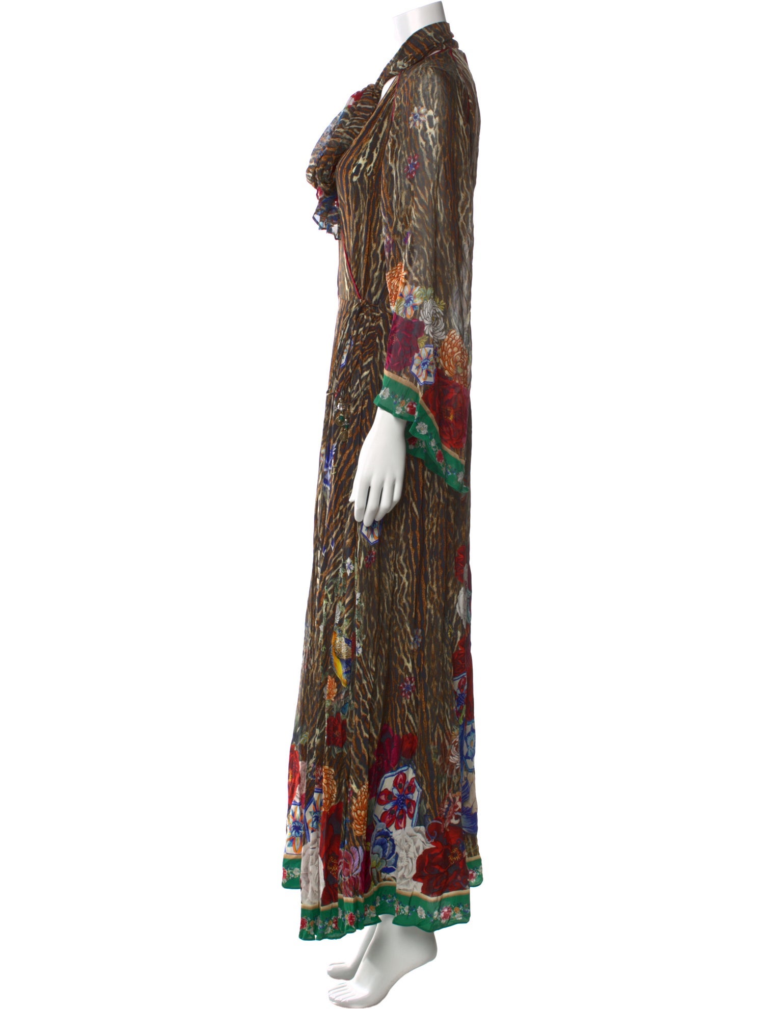 Camilla Silk Long Dress