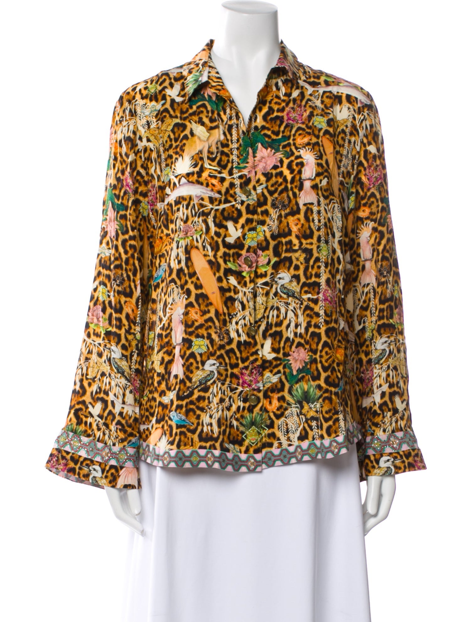 Camilla Silk Printed Blouse