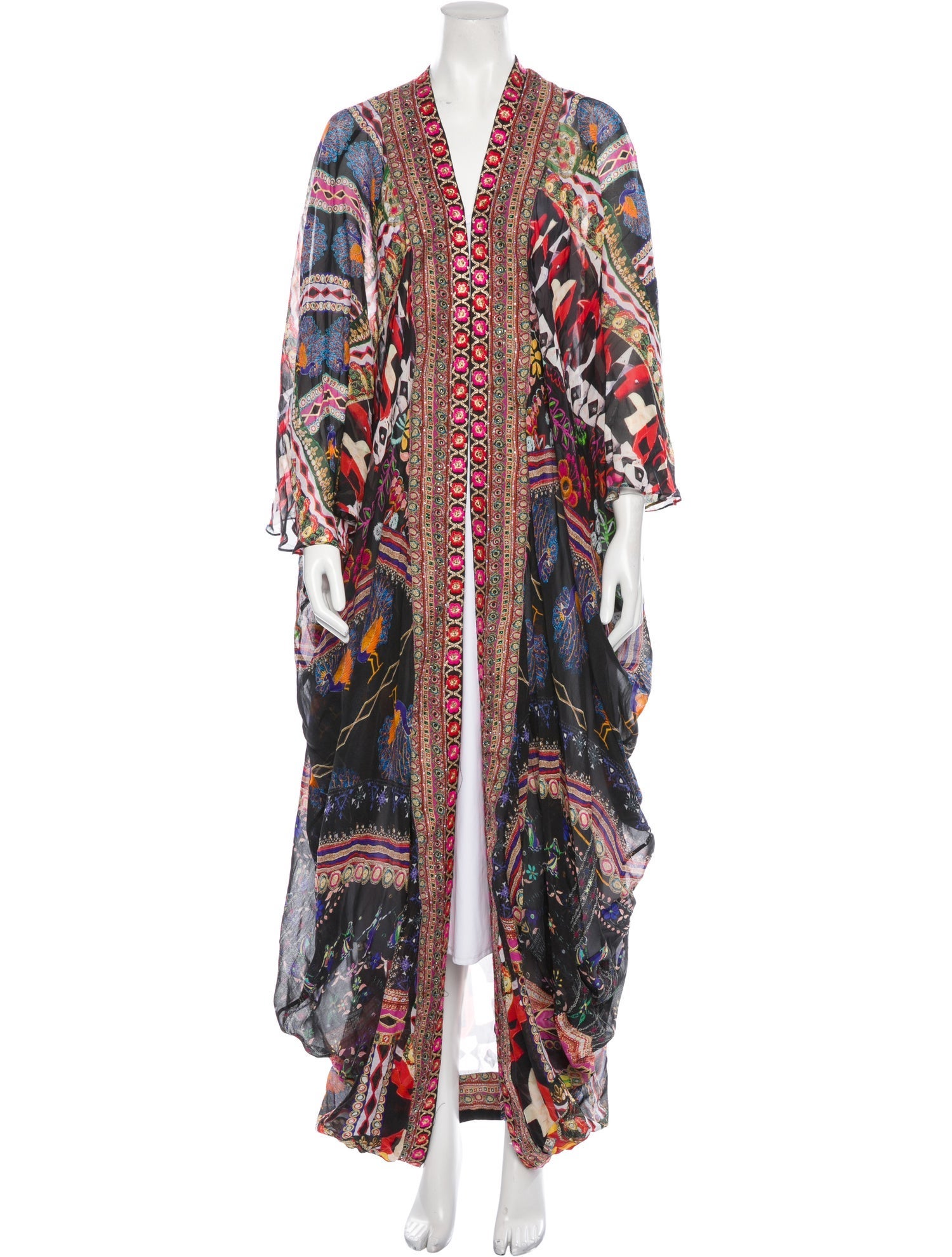 Camilla Silk Printed Robe