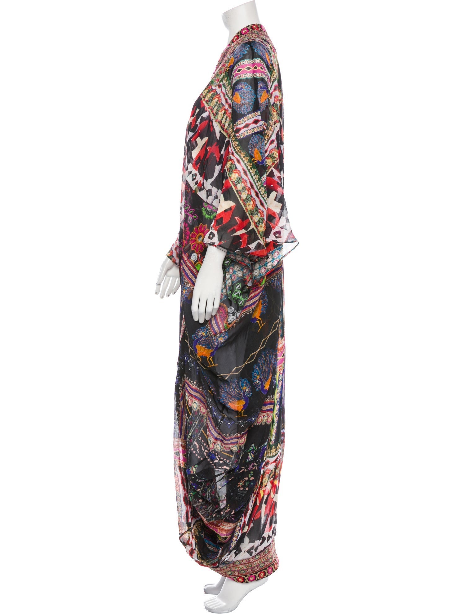 Camilla Silk Printed Robe