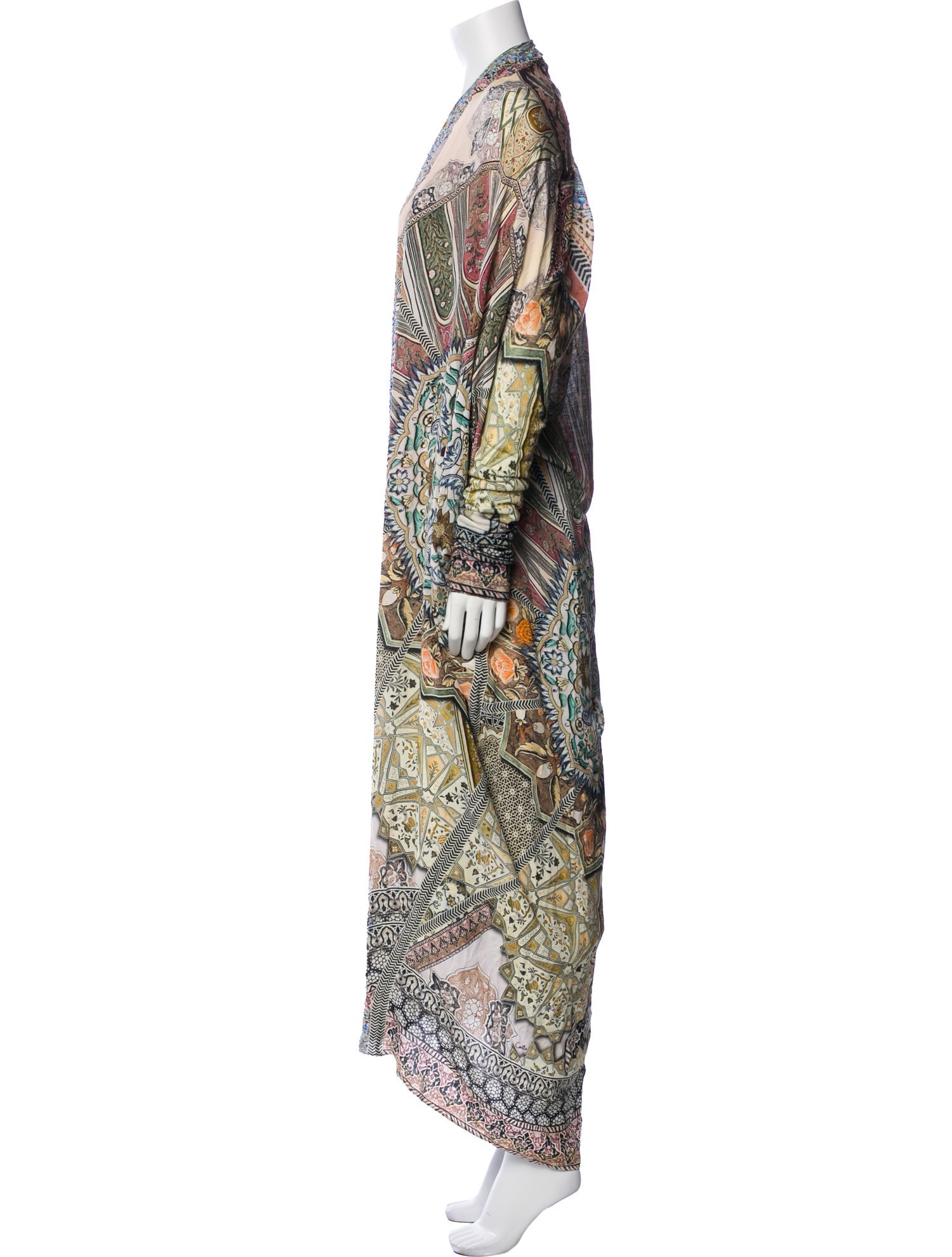 Camilla Silk Printed Robe