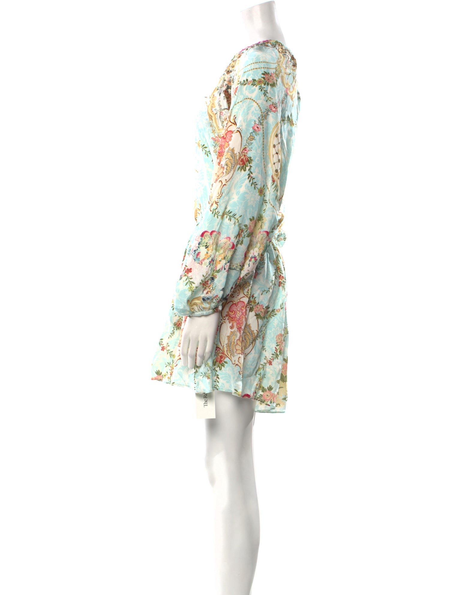 Camilla Silk Floral Print Romper