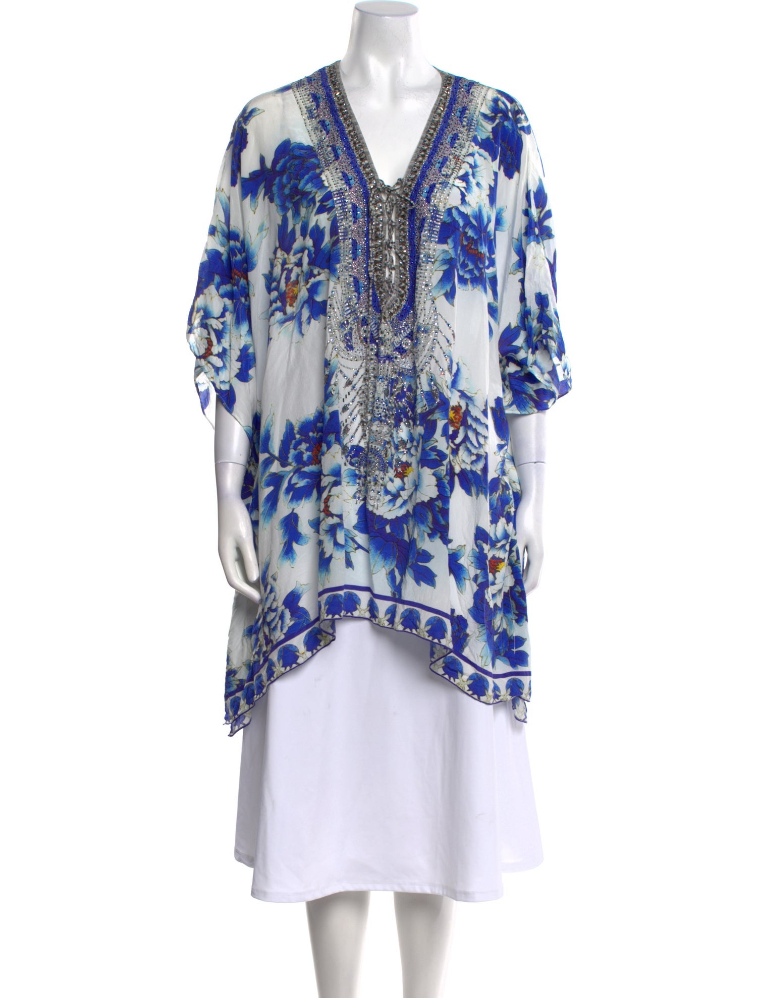 Camilla Printed V-Neck Tunic