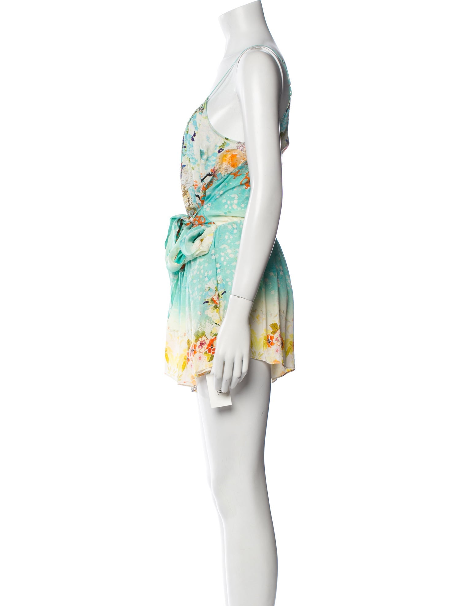 Camilla Silk Printed Romper