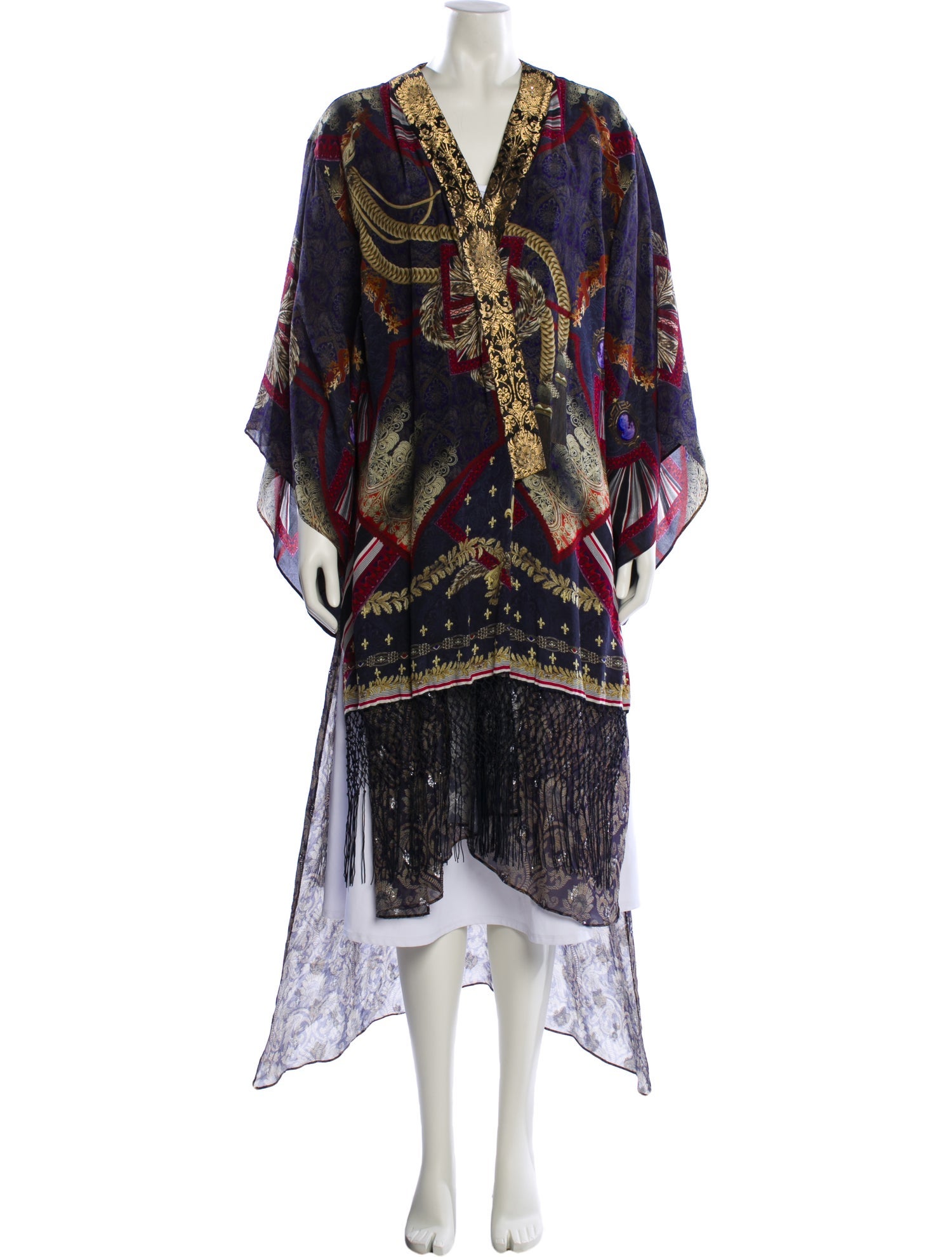 Camilla Silk Paisley Print Jacket