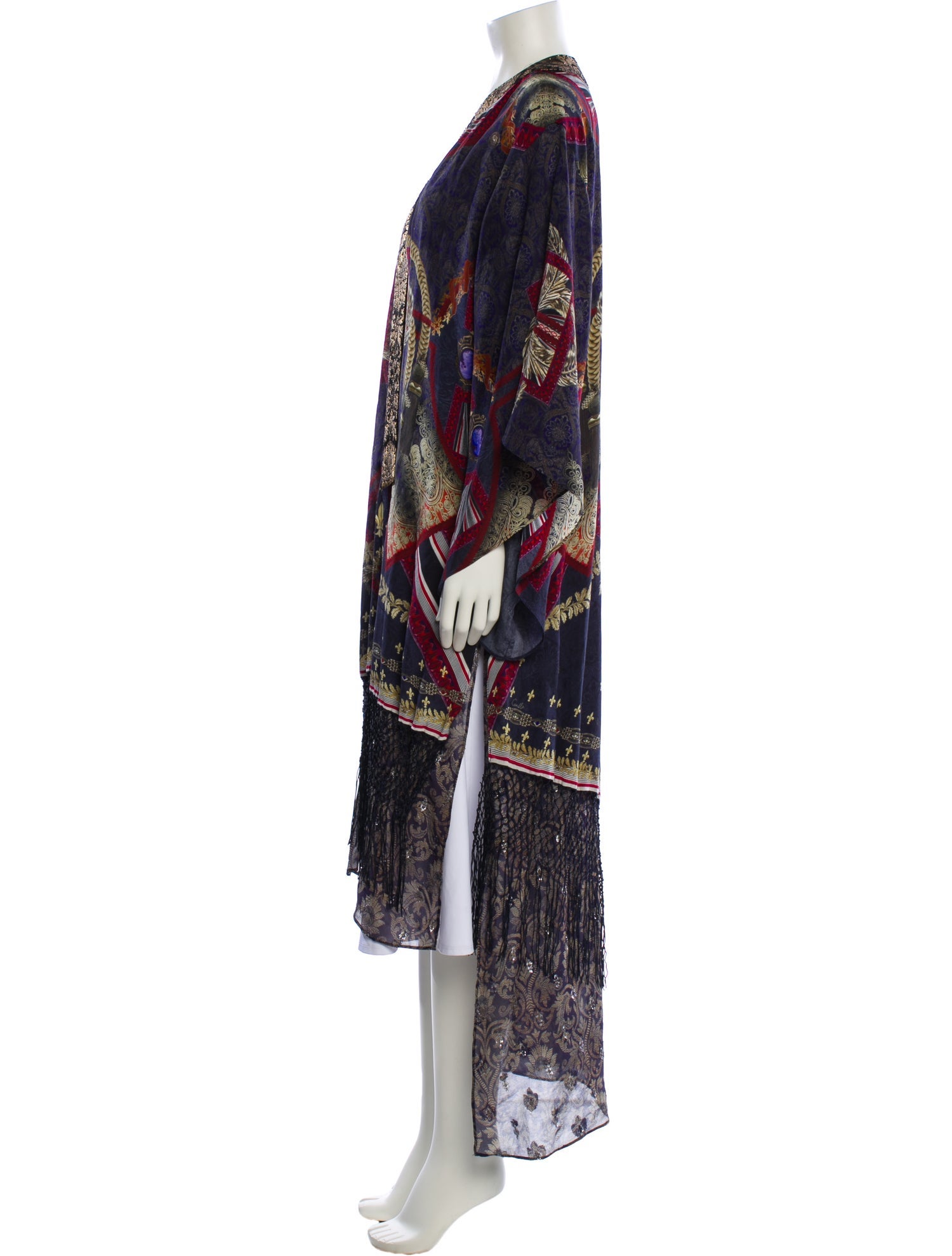 Camilla Silk Paisley Print Jacket