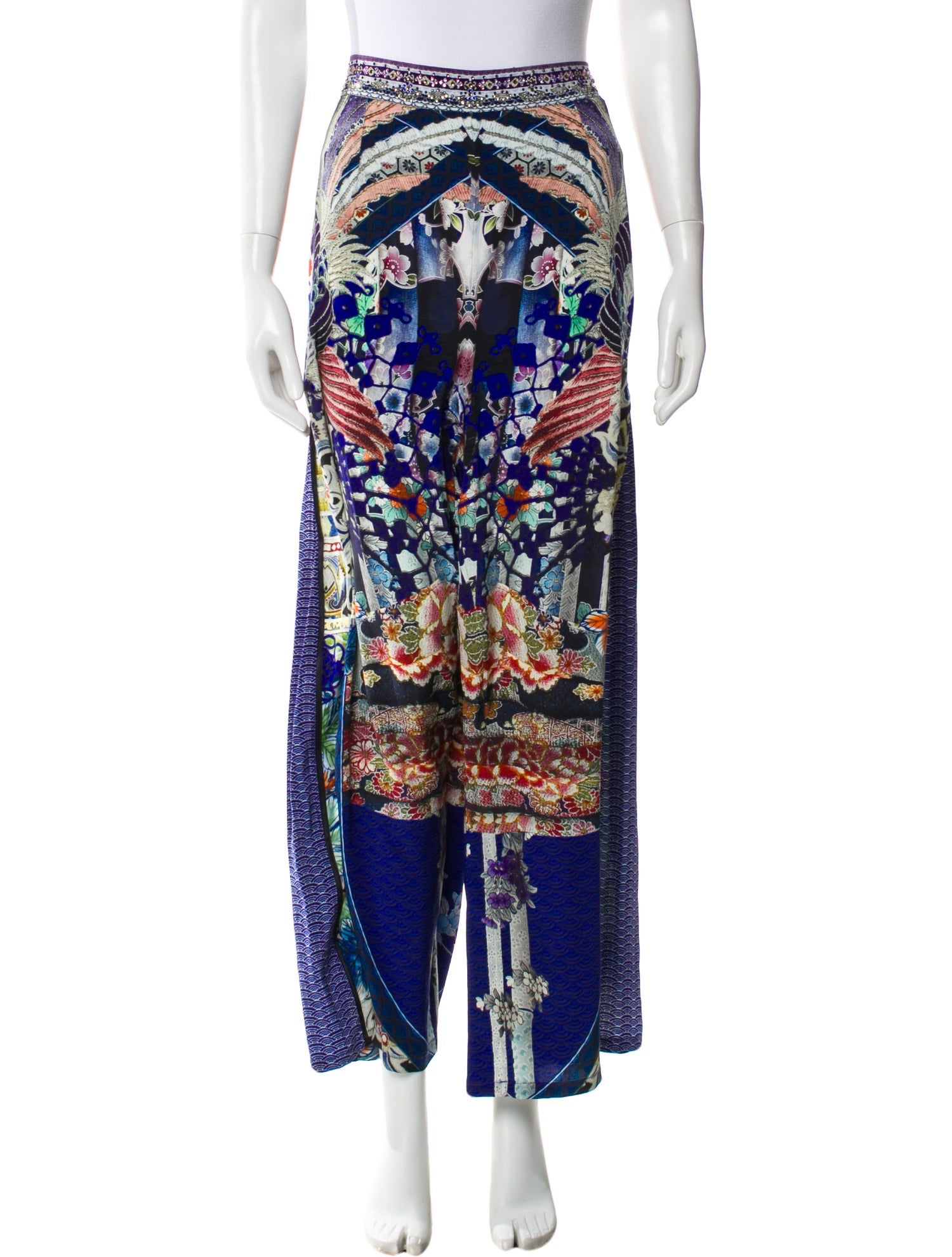 Camilla Silk Wide Leg Pants