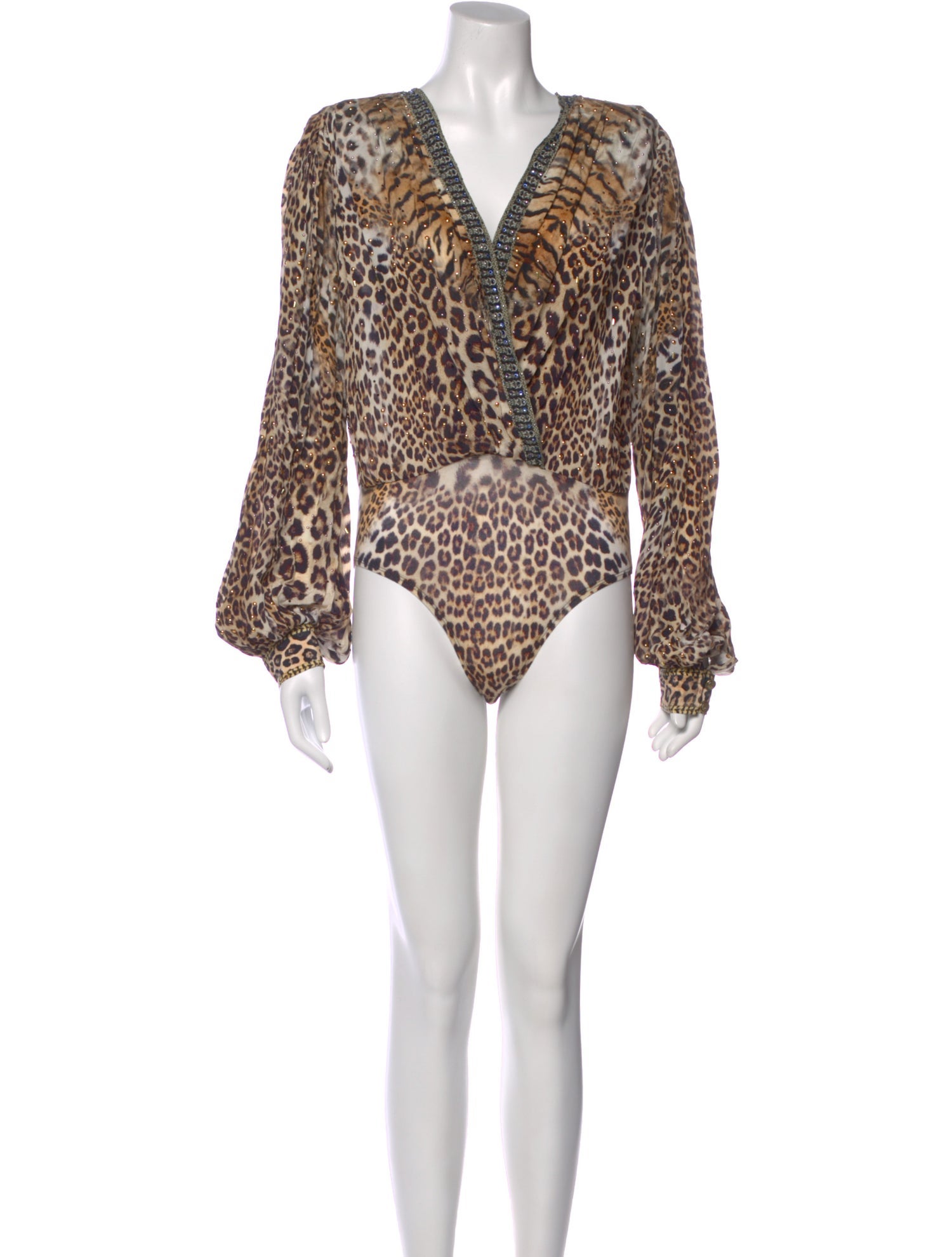 Camilla Silk Animal Print Blouse