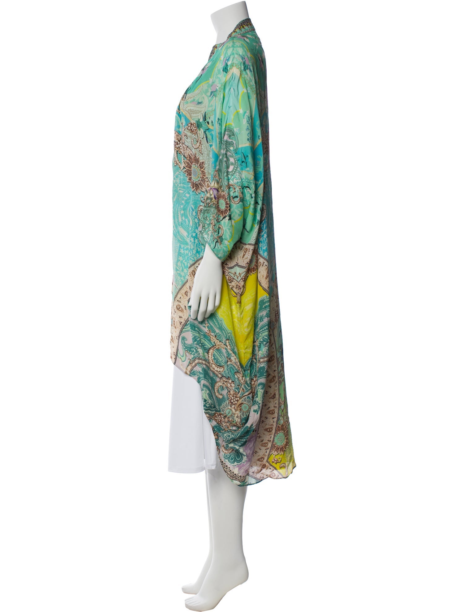 Camilla Silk Printed Robe