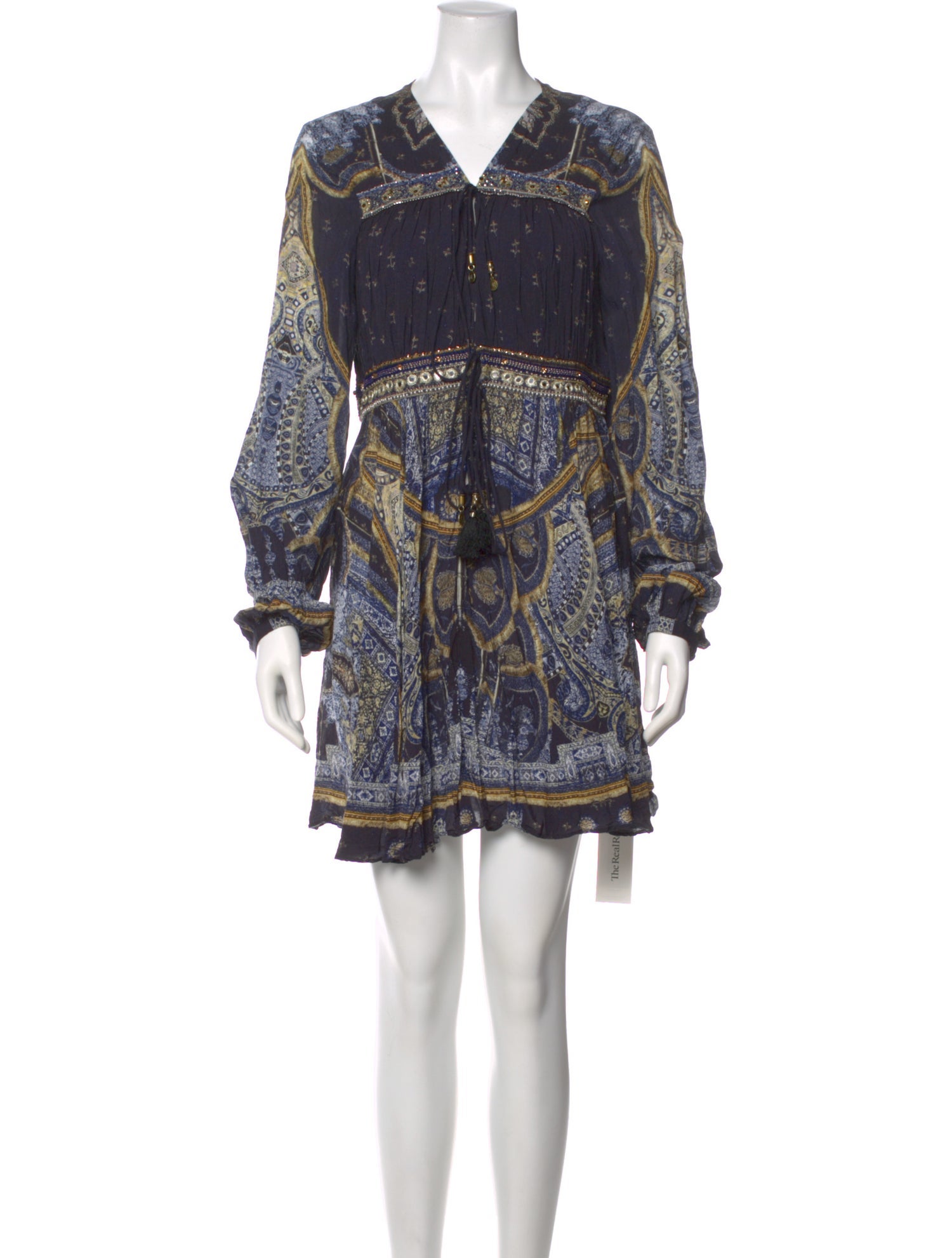 Camilla Paisley Print Mini Dress