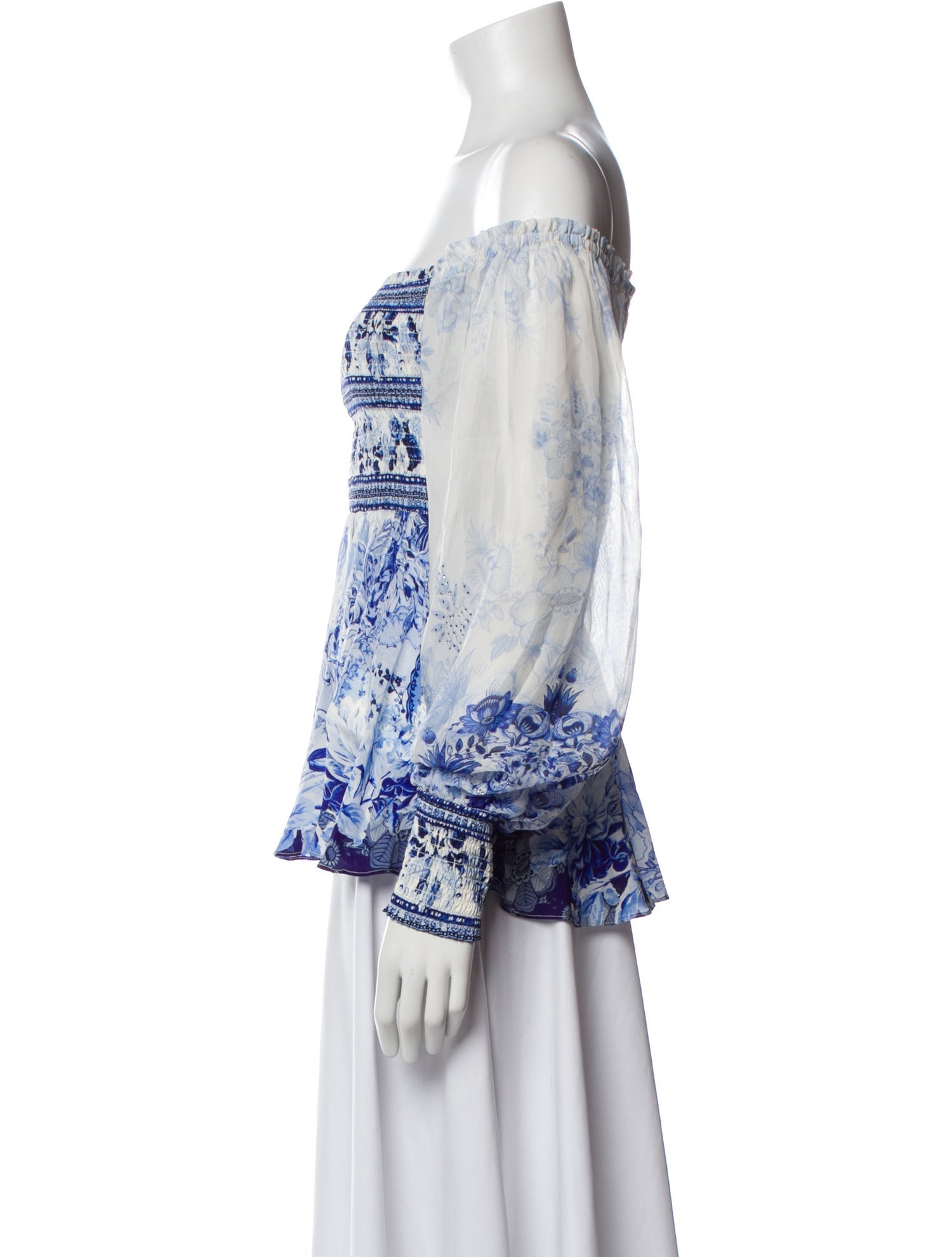 Camilla Silk Floral Print Blouse