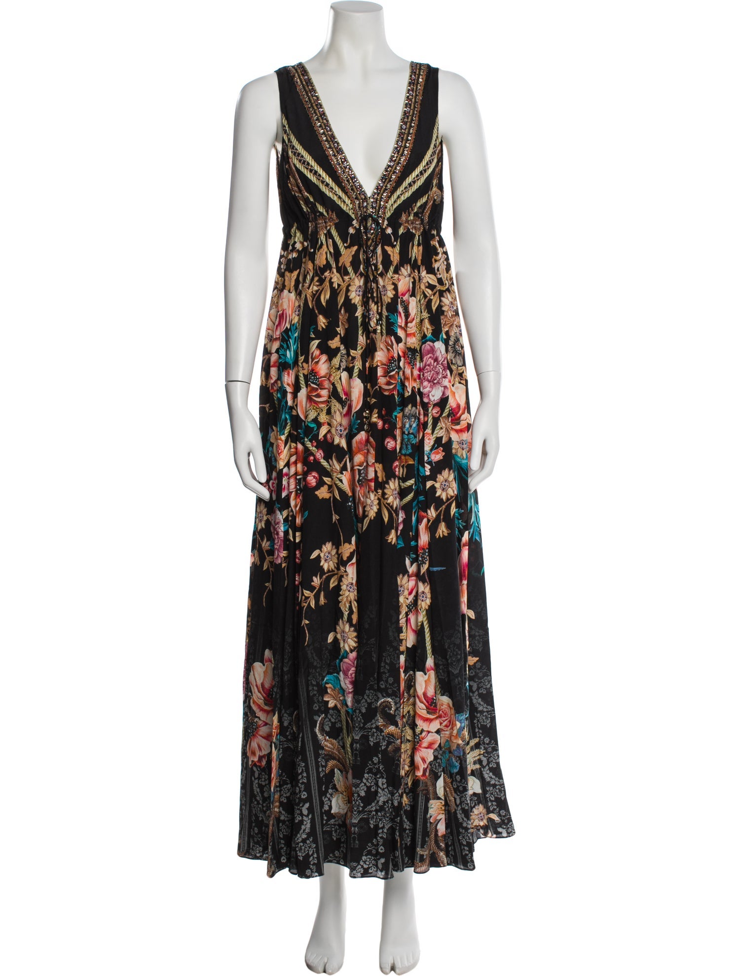 Camilla Silk Long Dress