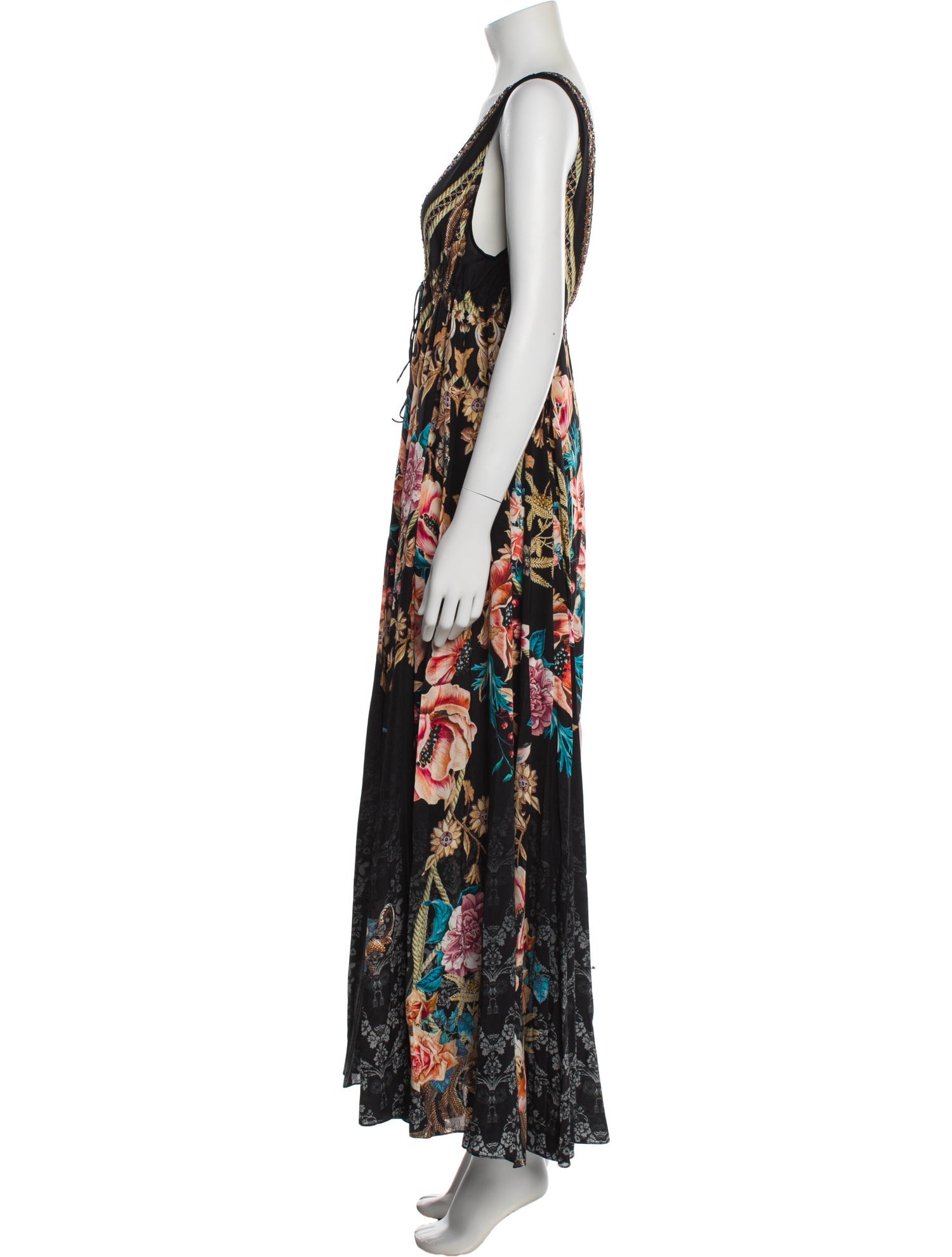 Camilla Silk Long Dress