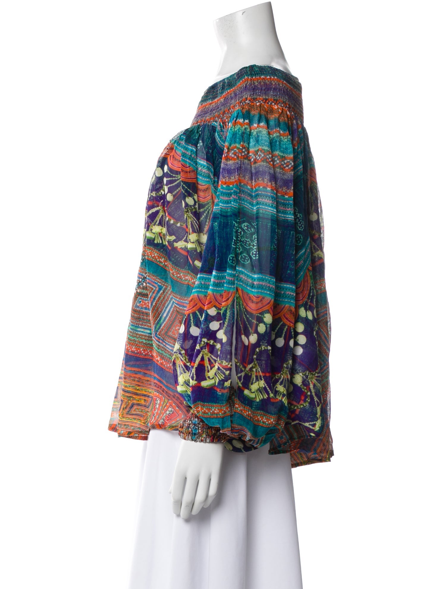 Camilla Silk Printed Blouse