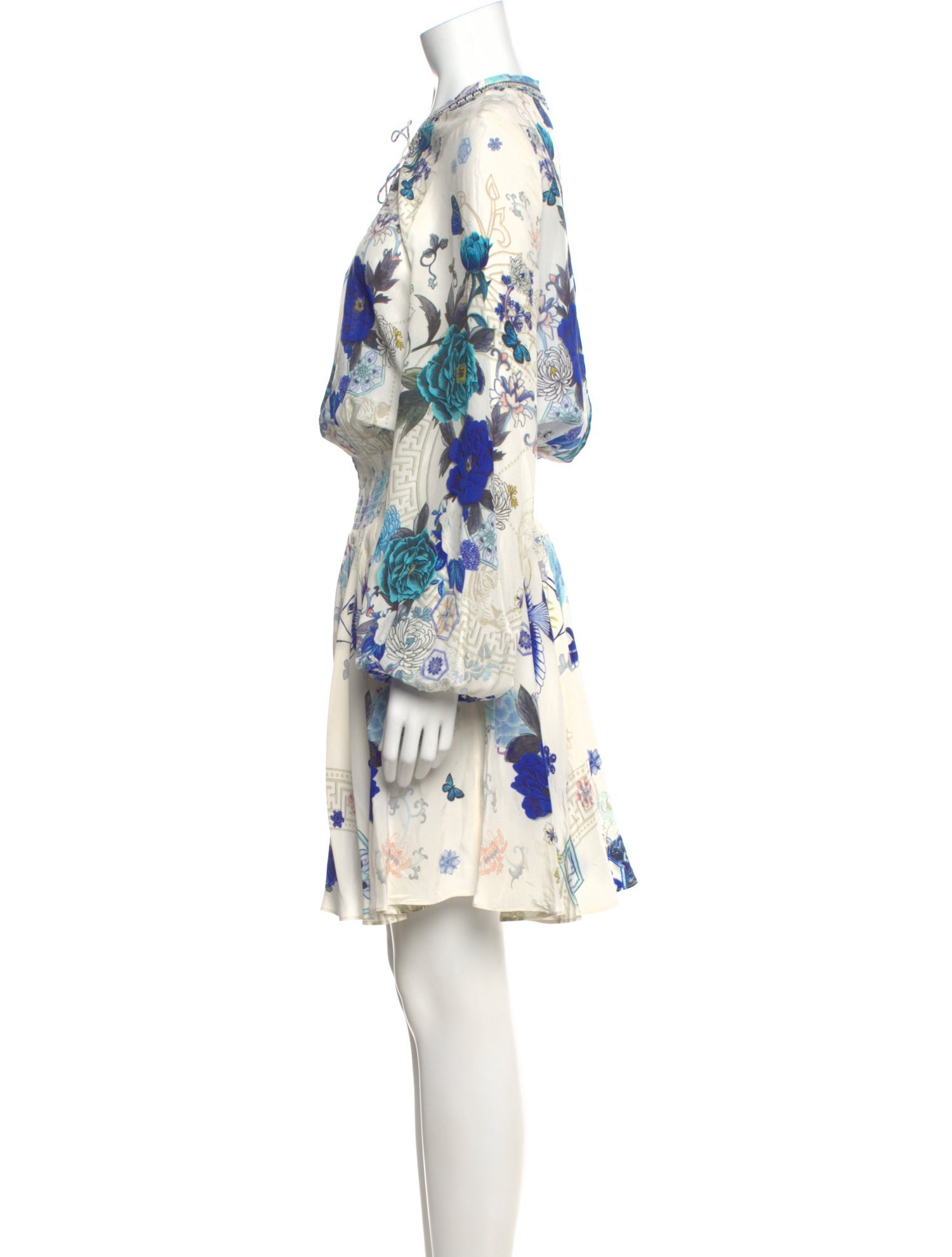 Camilla Silk Knee-Length Dress