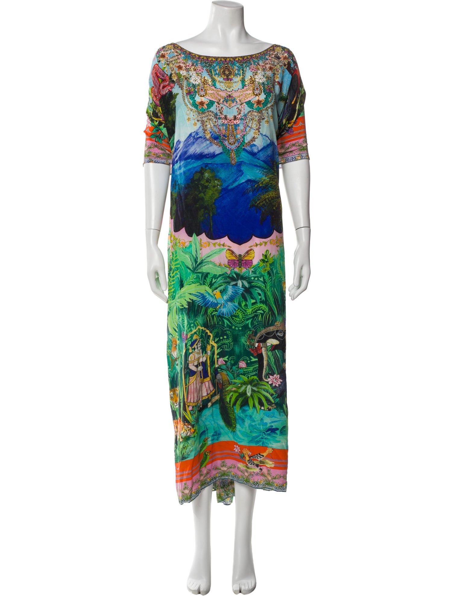 Camilla Silk Long Dress