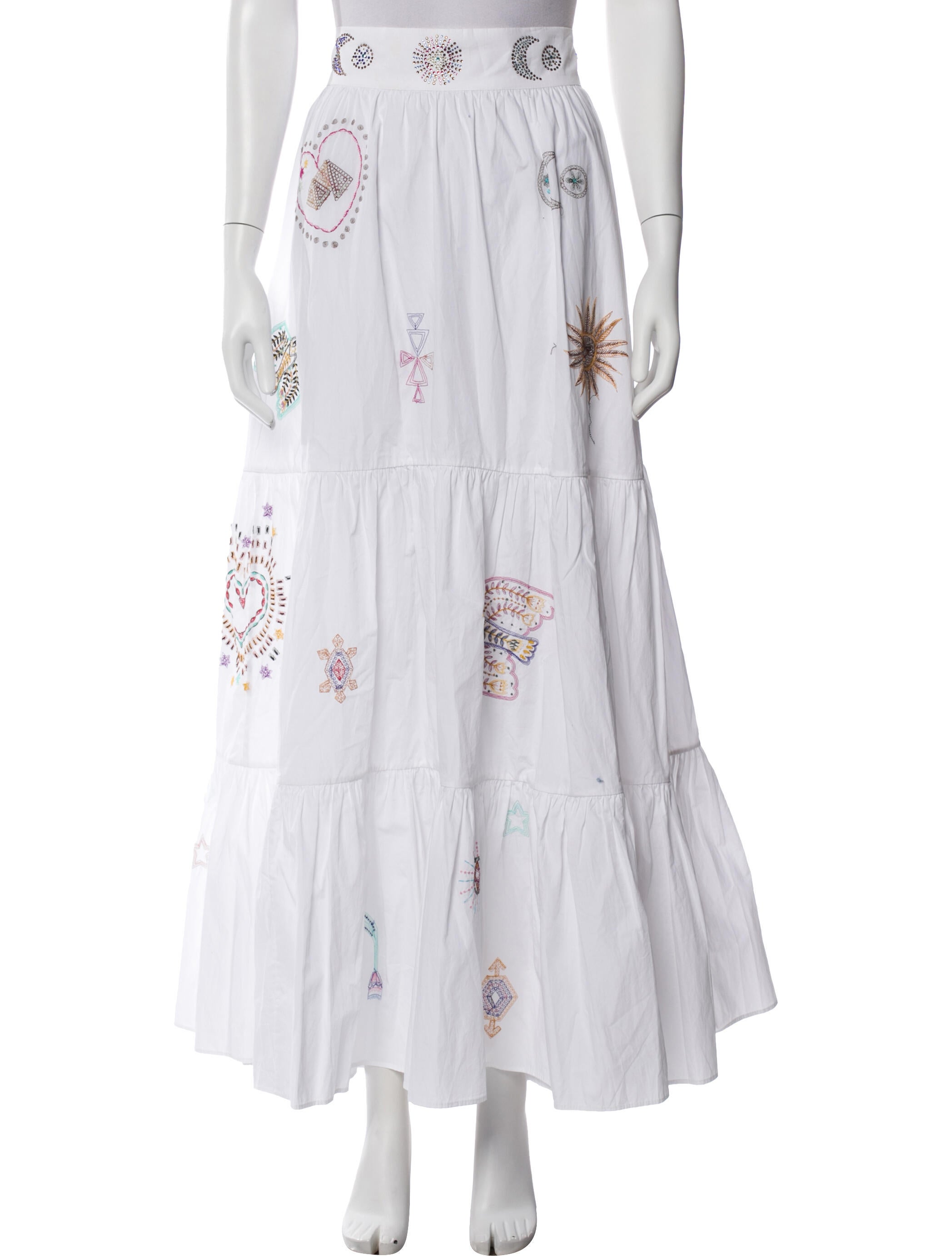 Camilla Printed Long Skirt