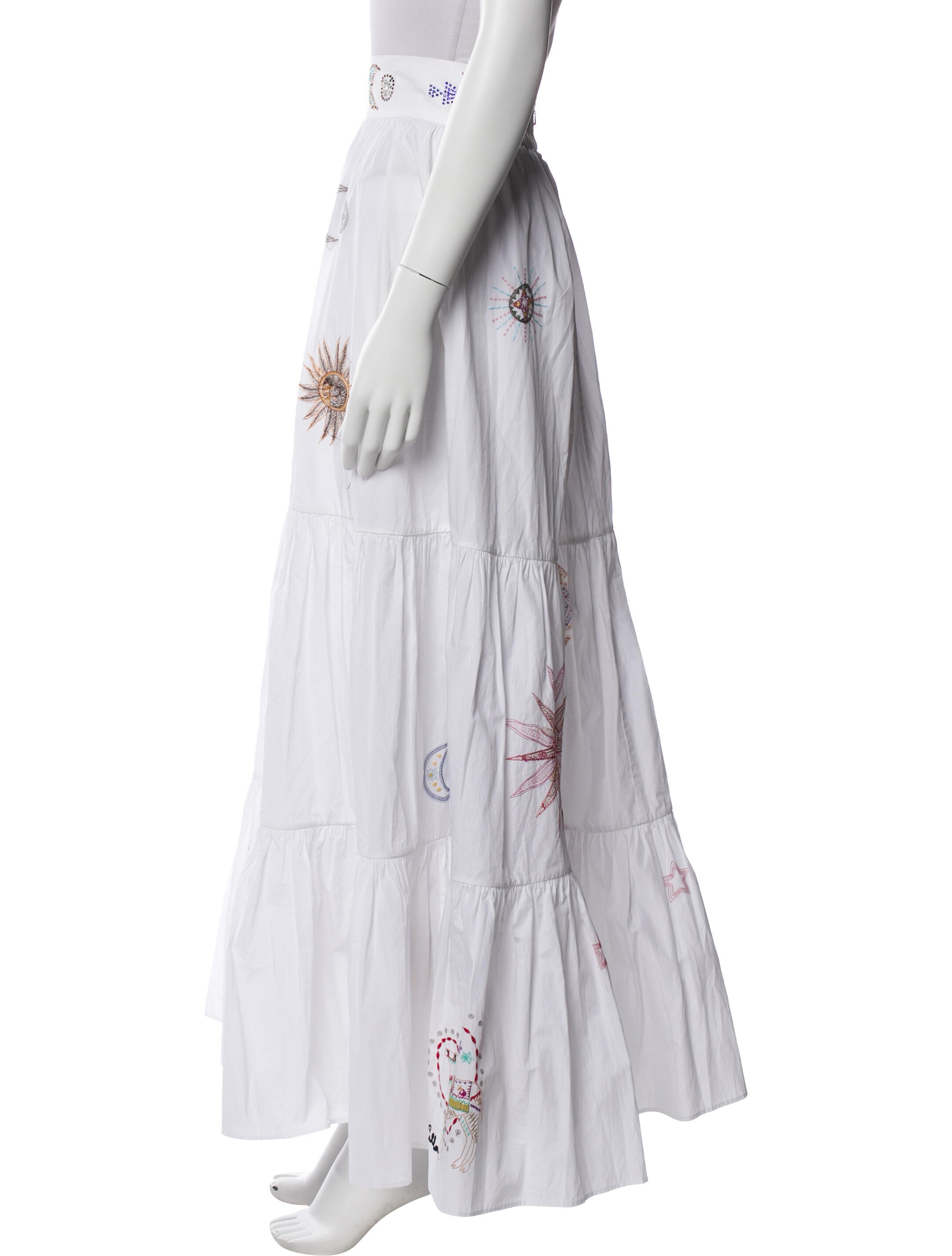 Camilla Printed Long Skirt
