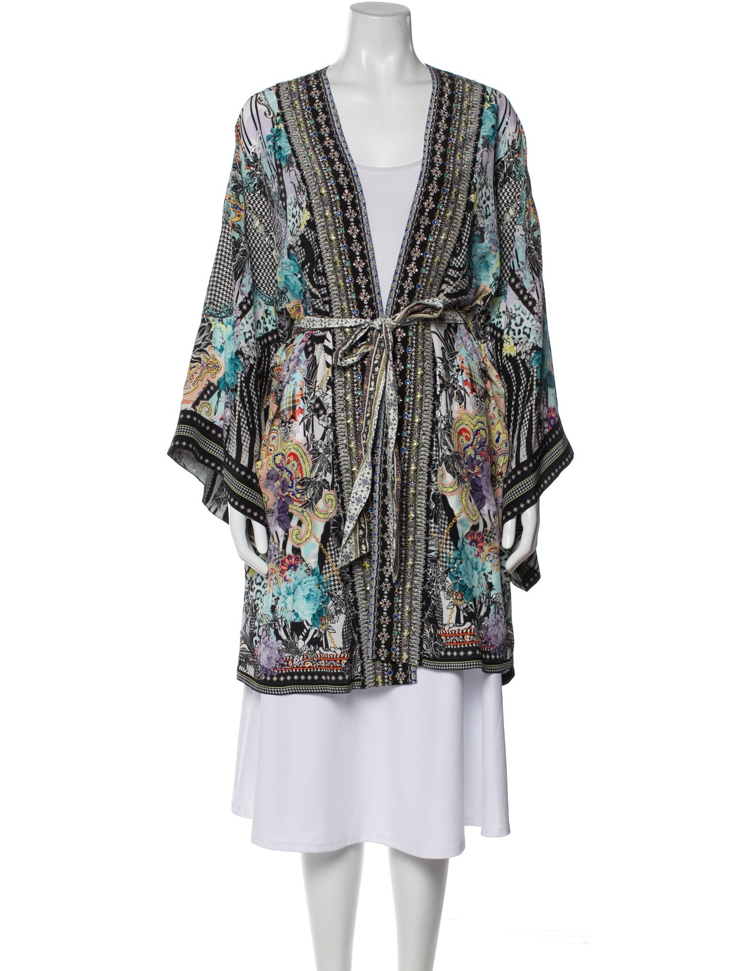 Camilla Silk Printed Robe