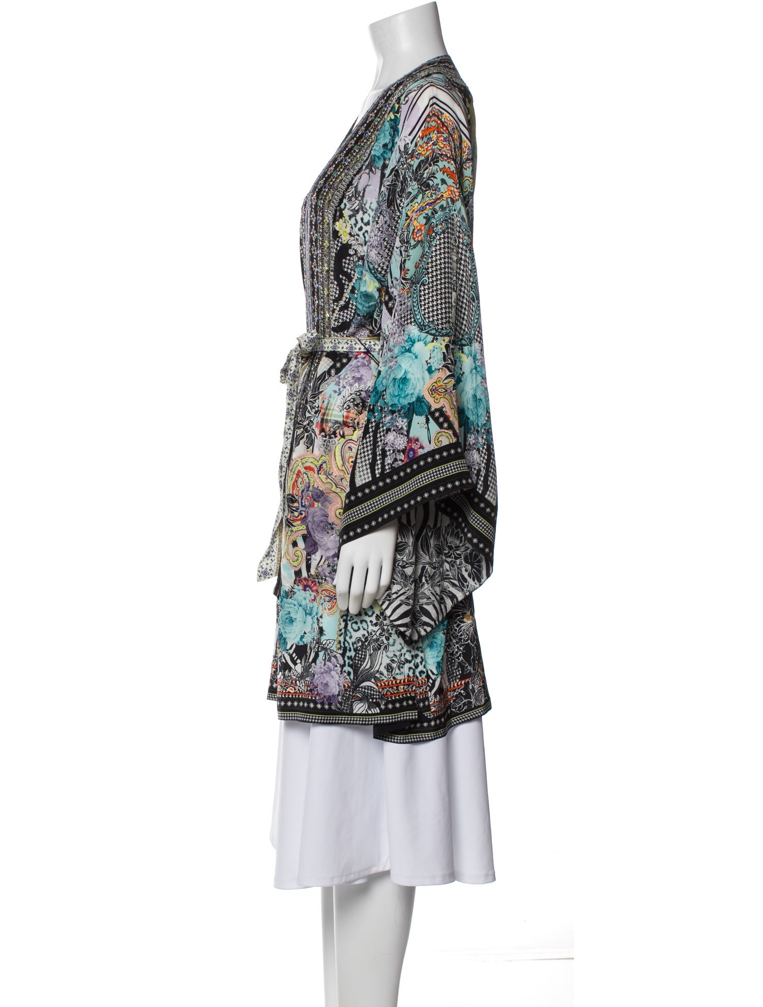 Camilla Silk Printed Robe