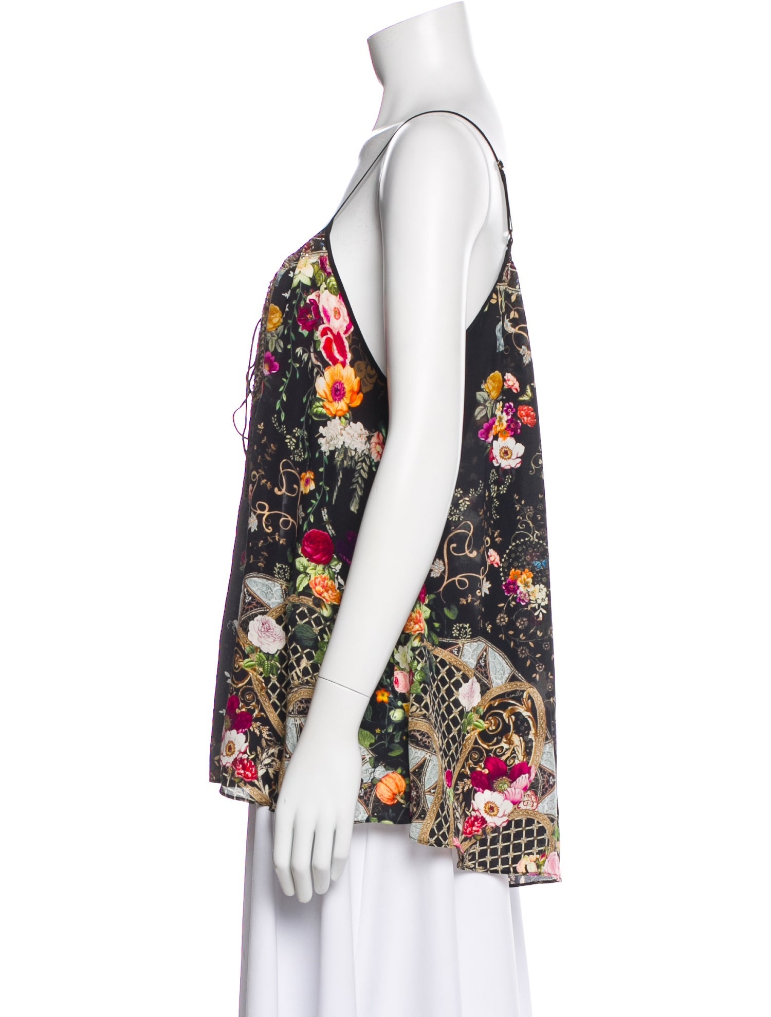 Camilla Silk Floral Print Blouse