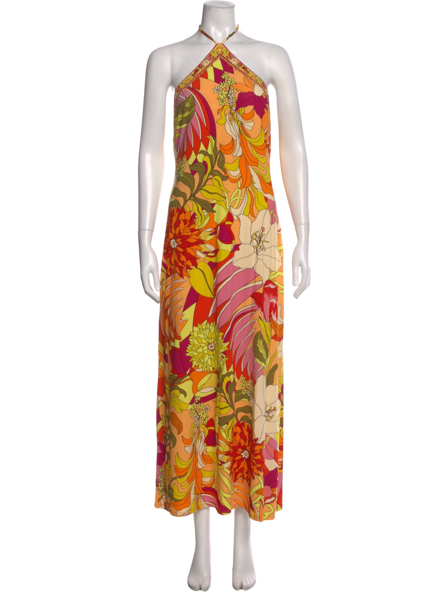 Camilla Floral Print Long Dress