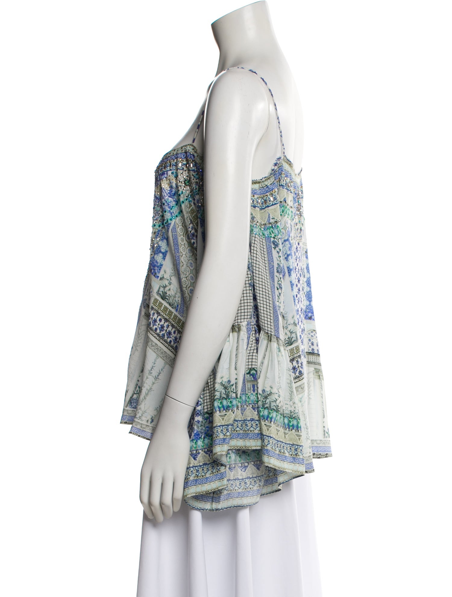 Camilla Silk Printed Blouse