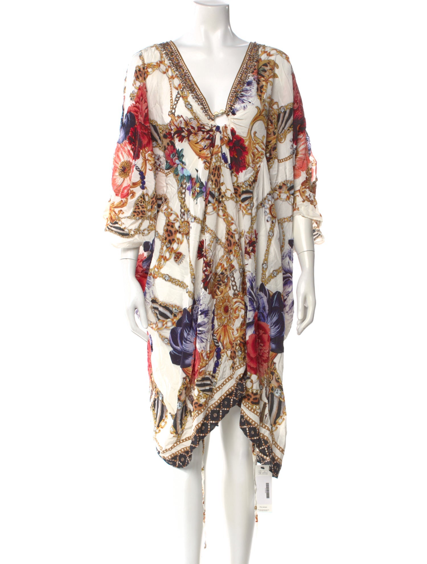 Camilla Silk Knee-Length Dress