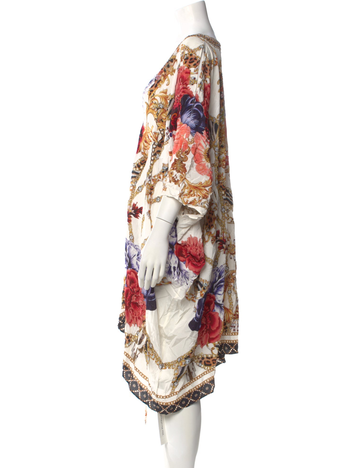 Camilla Silk Knee-Length Dress