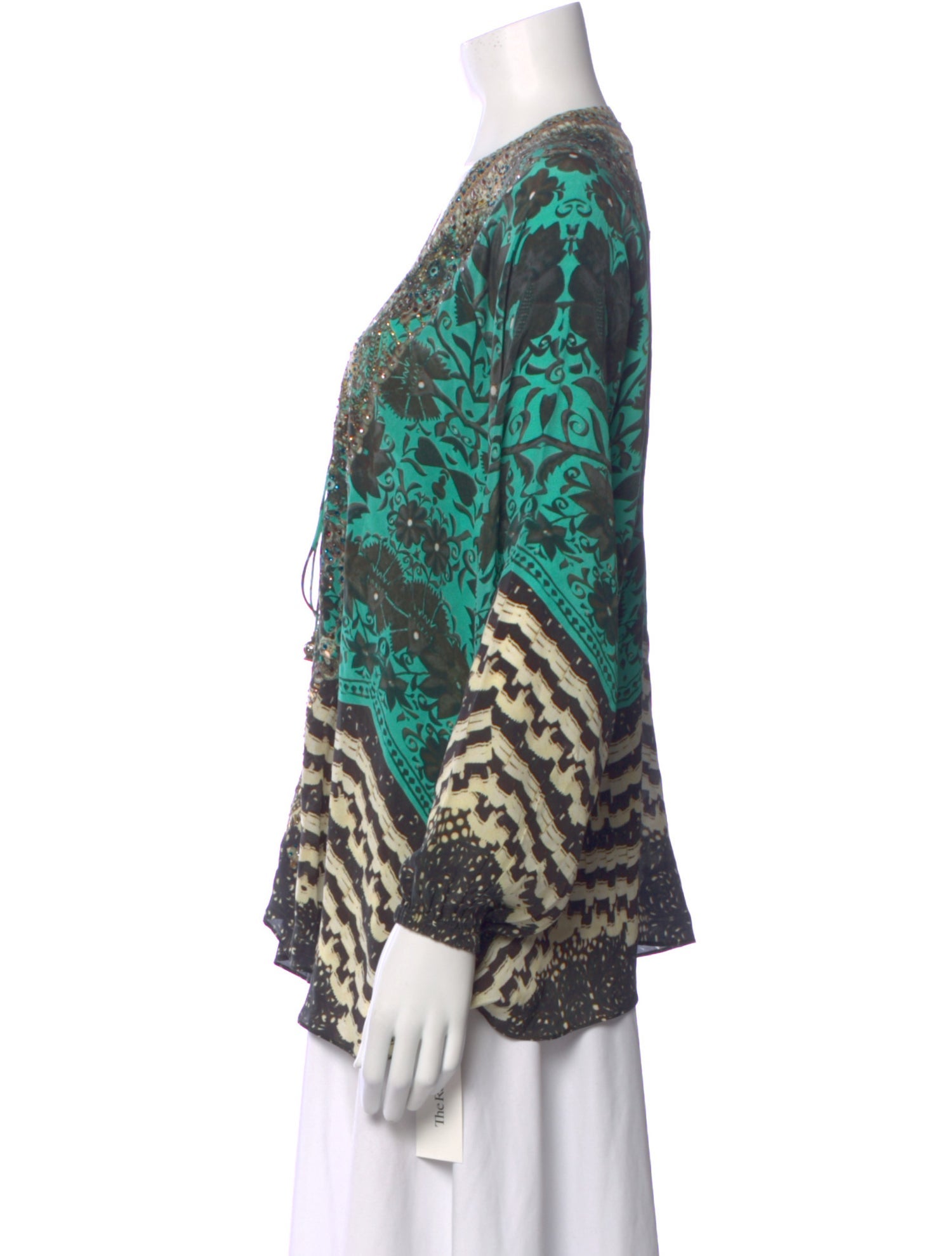 Camilla Silk Printed Blouse