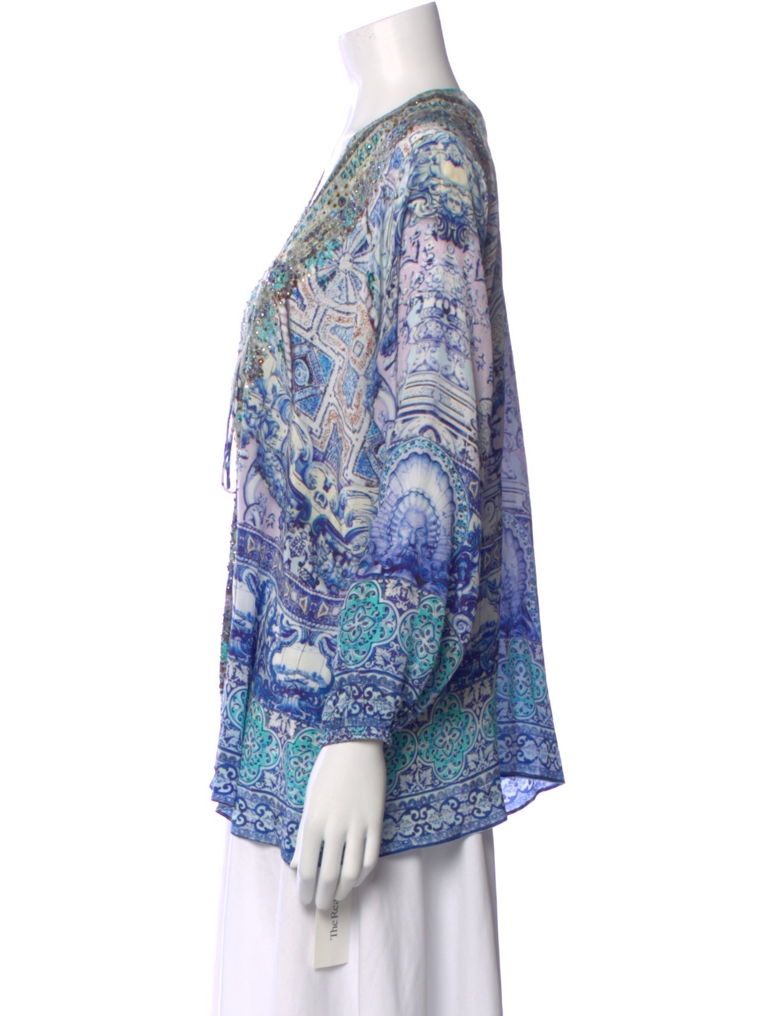 Camilla Silk Printed Blouse