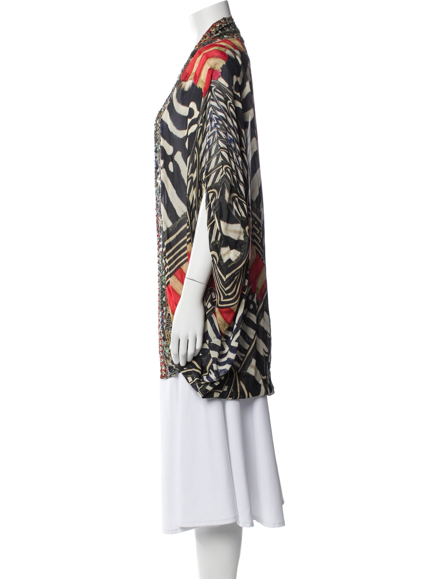 Camilla Printed Crystal Embellishments Cover-Up