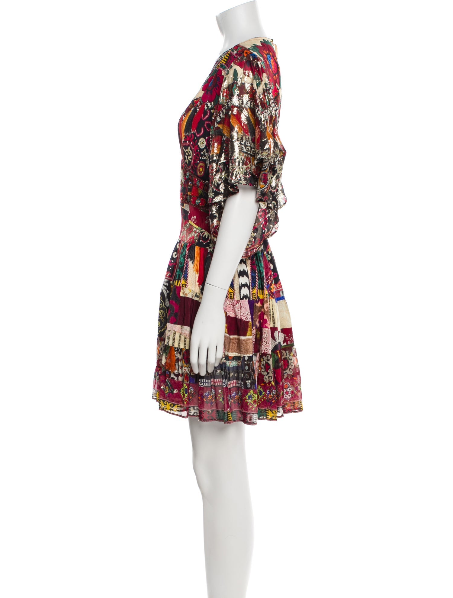 Camilla Silk Mini Dress w/ Tags