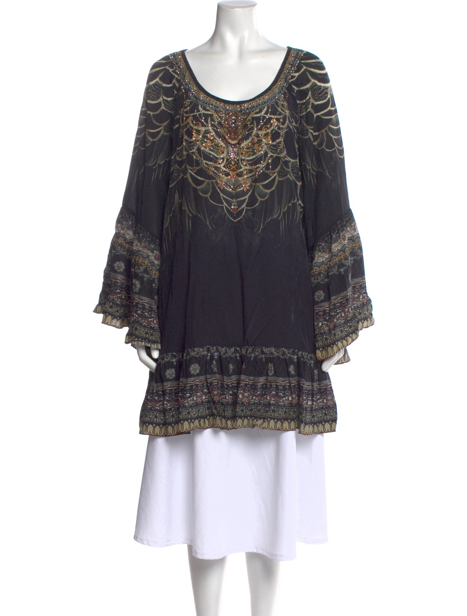 Camilla Silk Printed Blouse