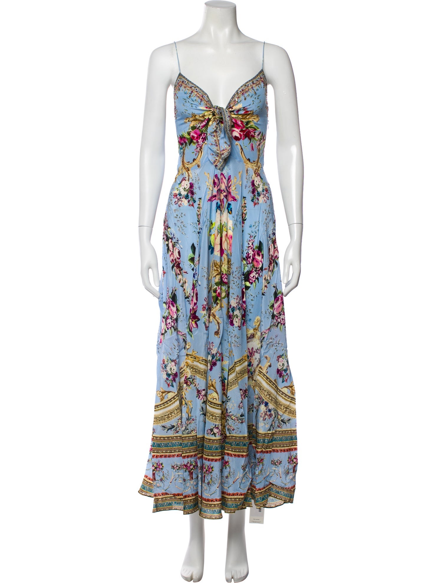 Camilla Silk Long Dress w/ Tags