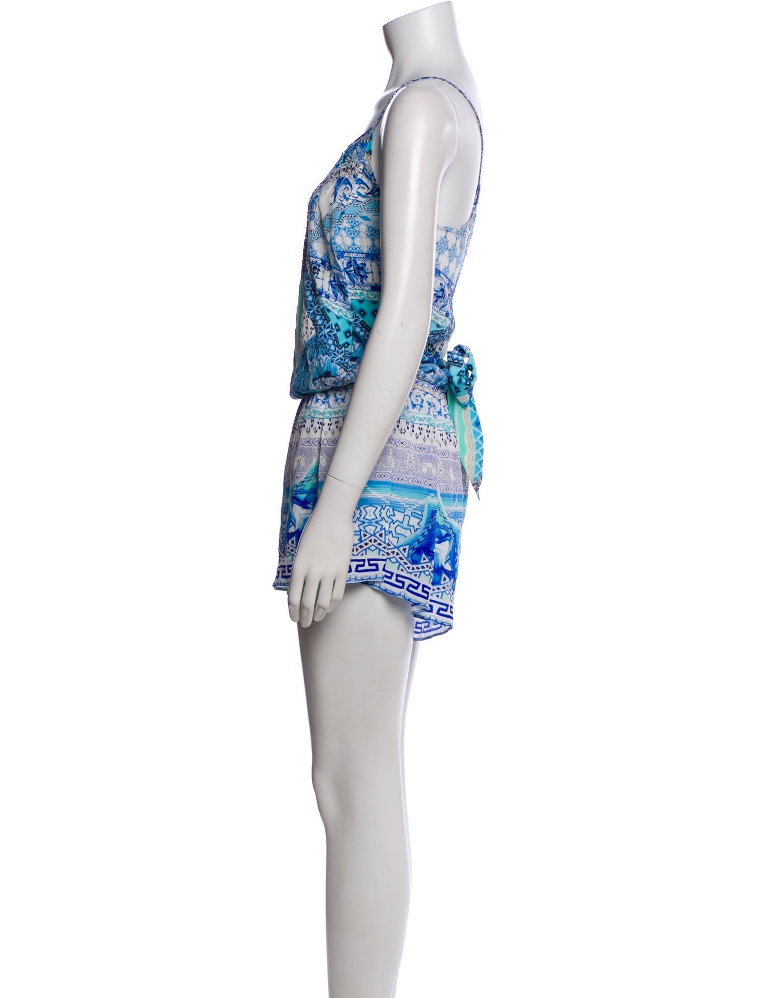 Camilla Silk Printed Romper