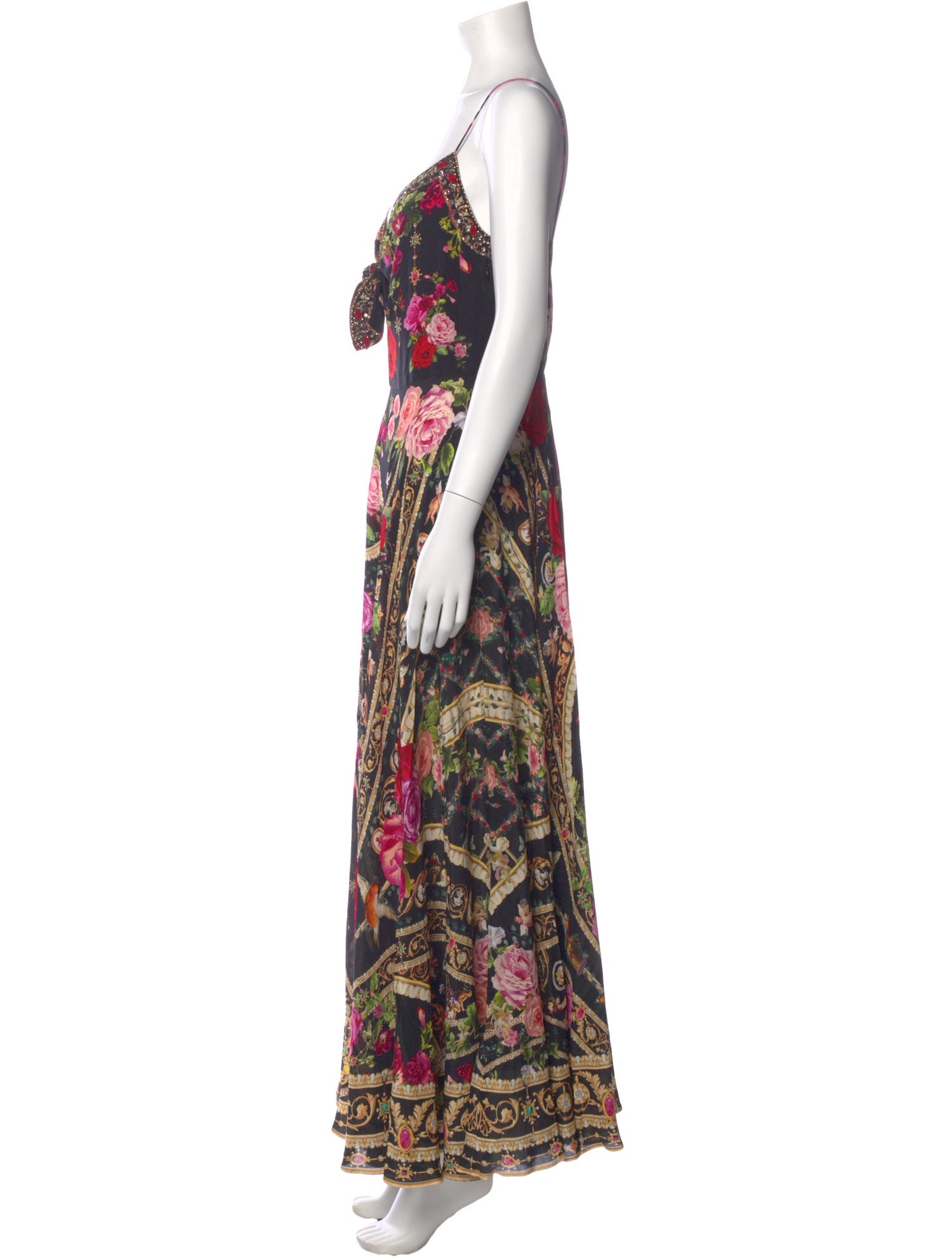 Camilla Silk Long Dress