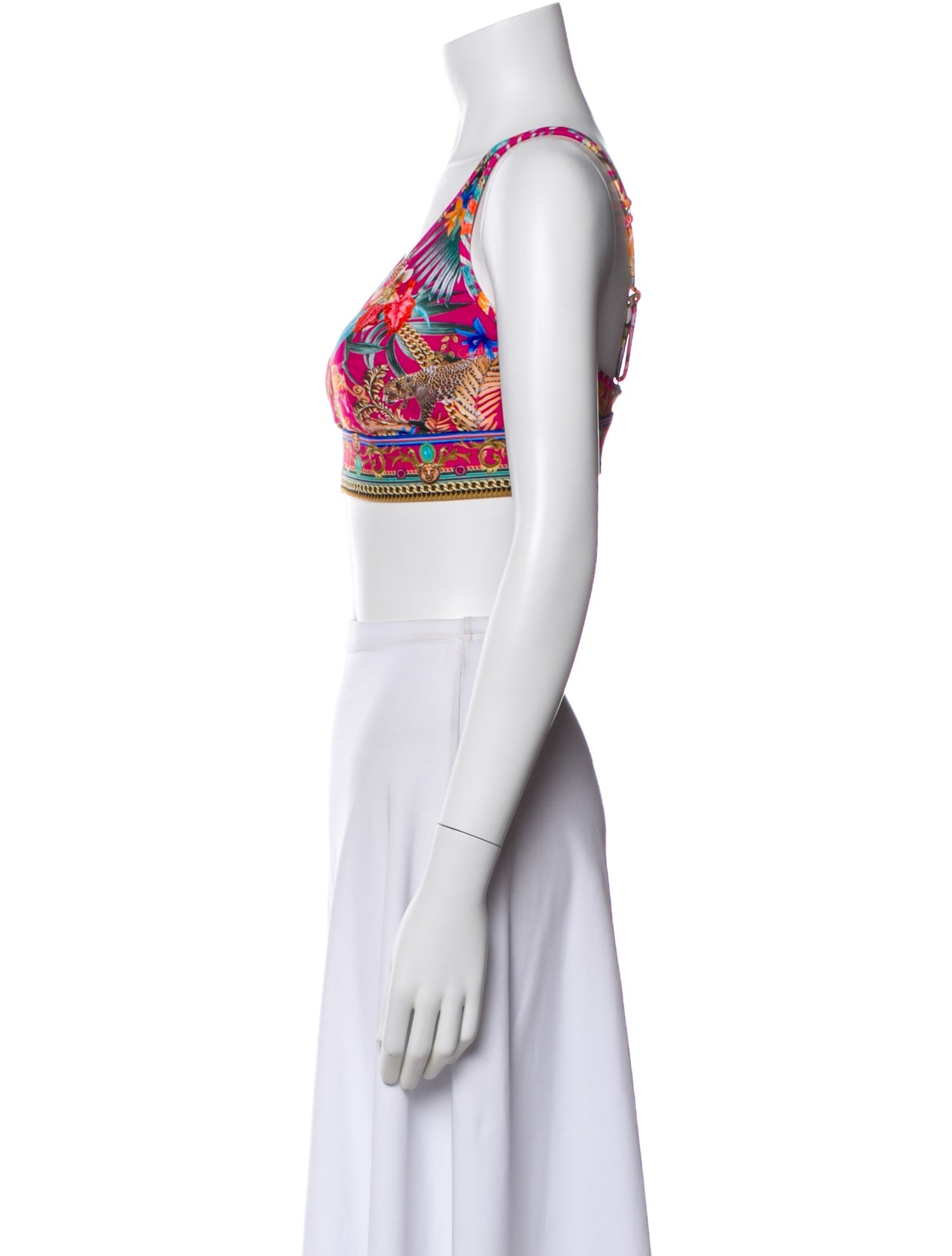 Camilla Printed V-Neck Sports Bra